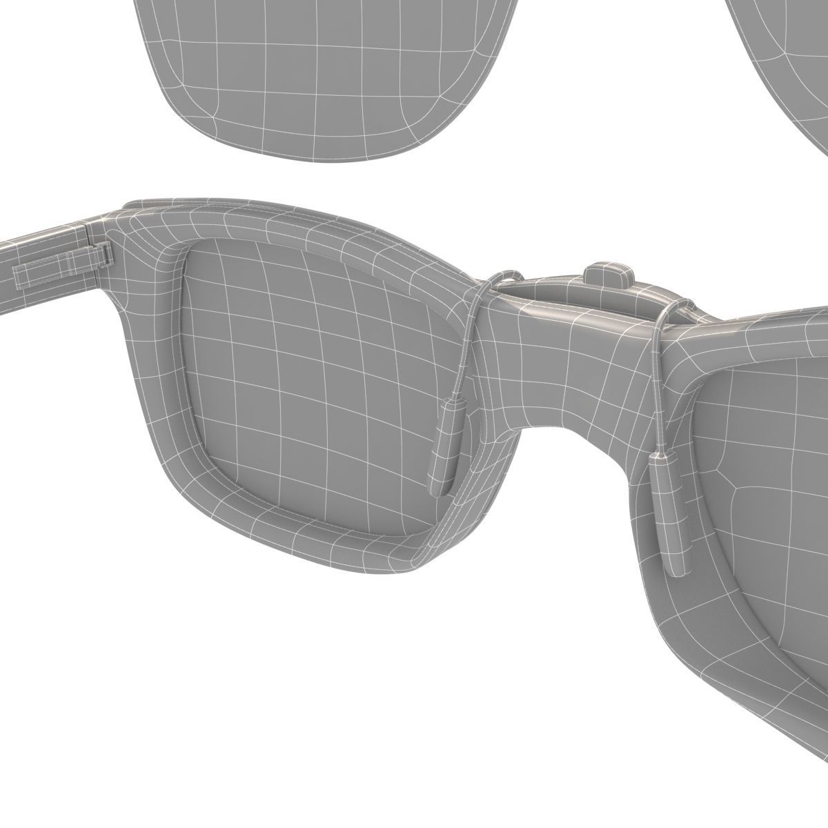 Sunglasses Wayfarer Ray-Ban 3D model_22