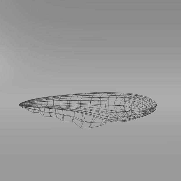 Electric Eel Low-poly 3D model_5