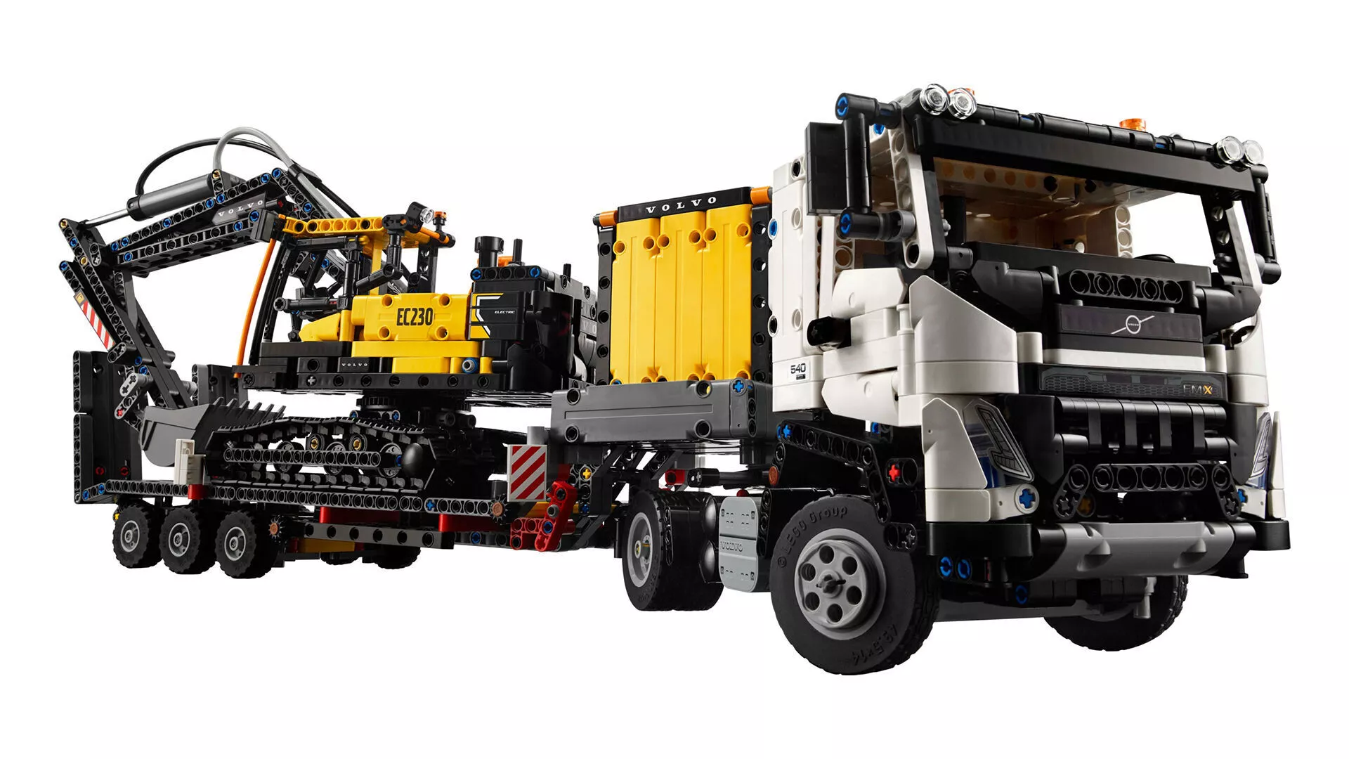 TwindBricks3D - 42175 Volvo FMX Truck and EC230 Excavator 3D print model
