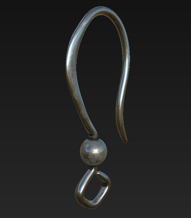 Earrings - Little Rods 3D print model_5