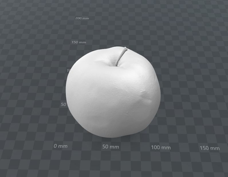 Ligol Apple - scanned 3d model 3D model_1