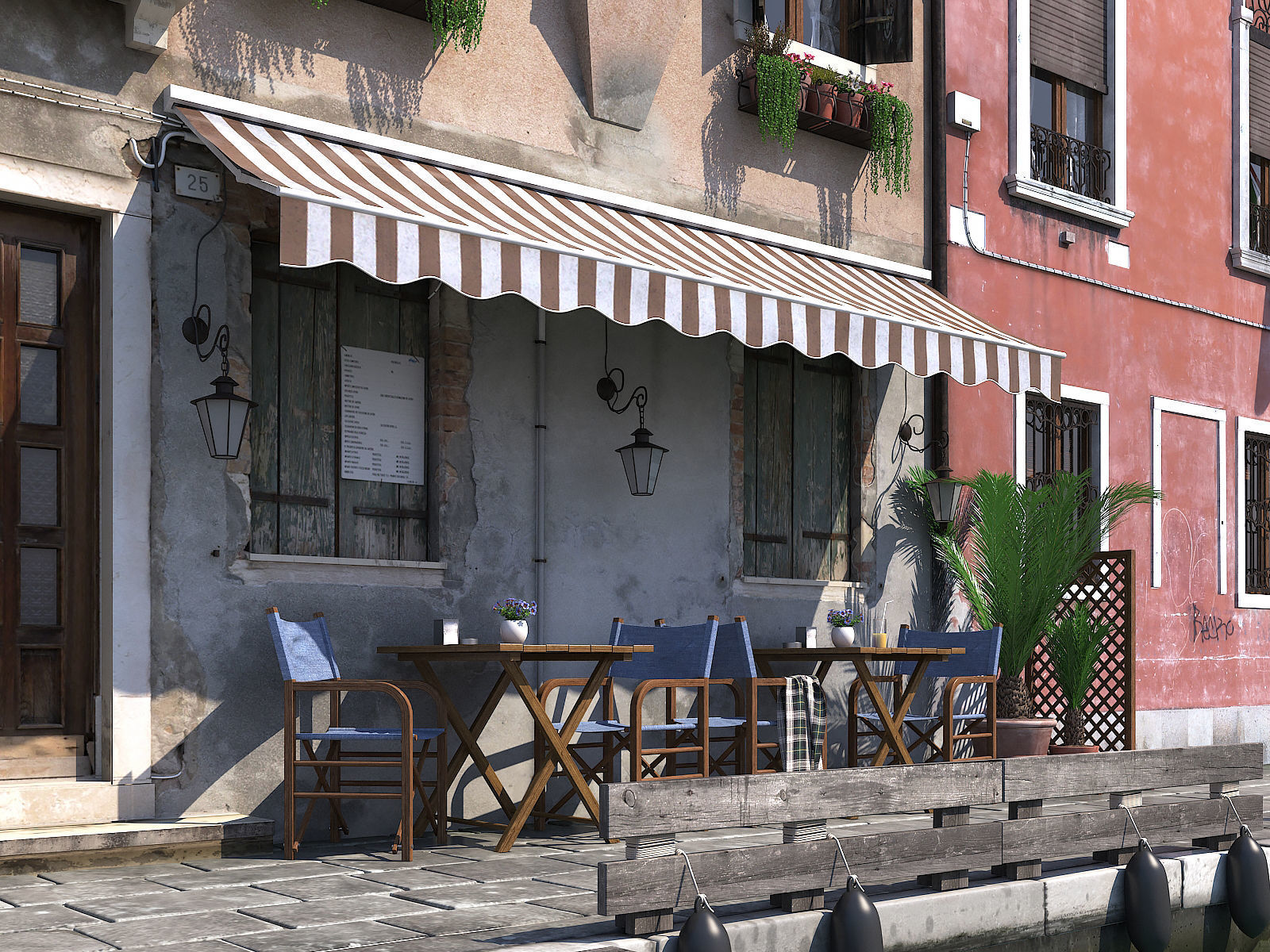 Venice house in 3D model_2