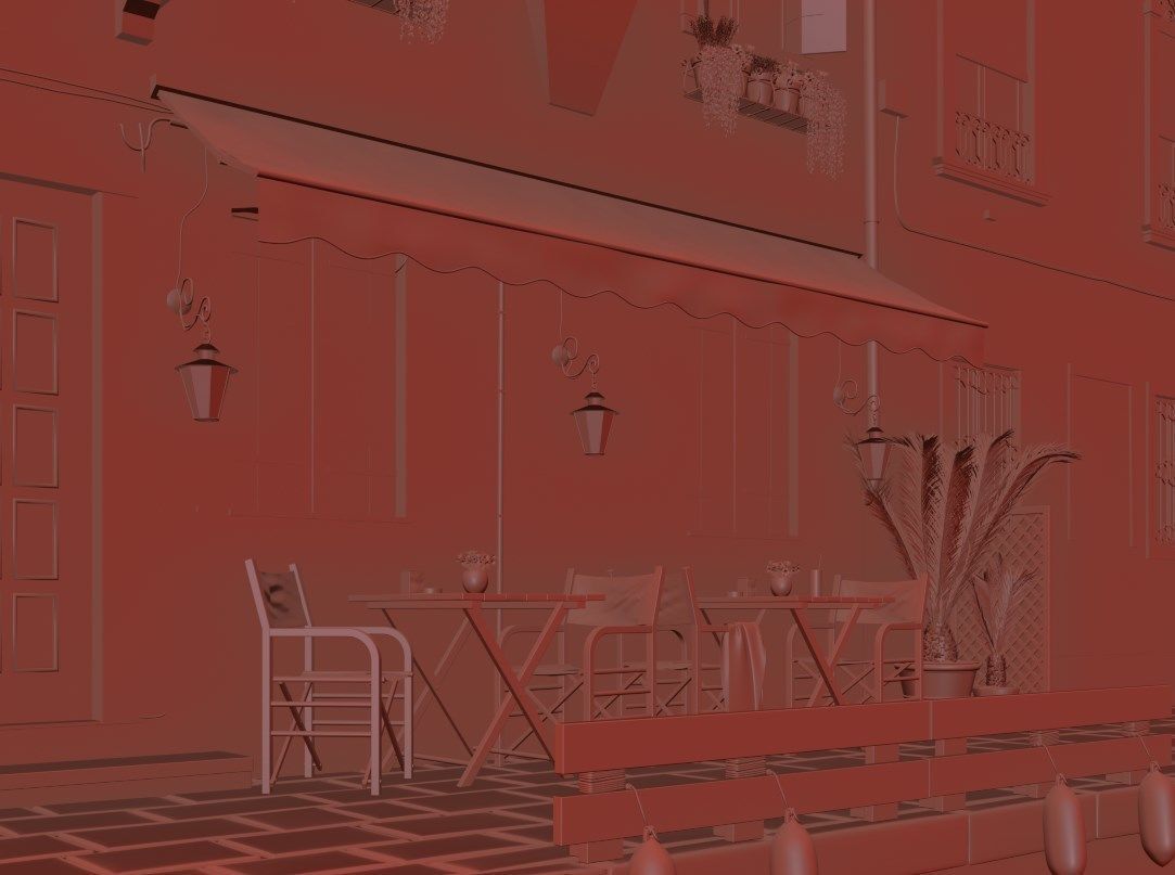 Venice house in 3D model_5