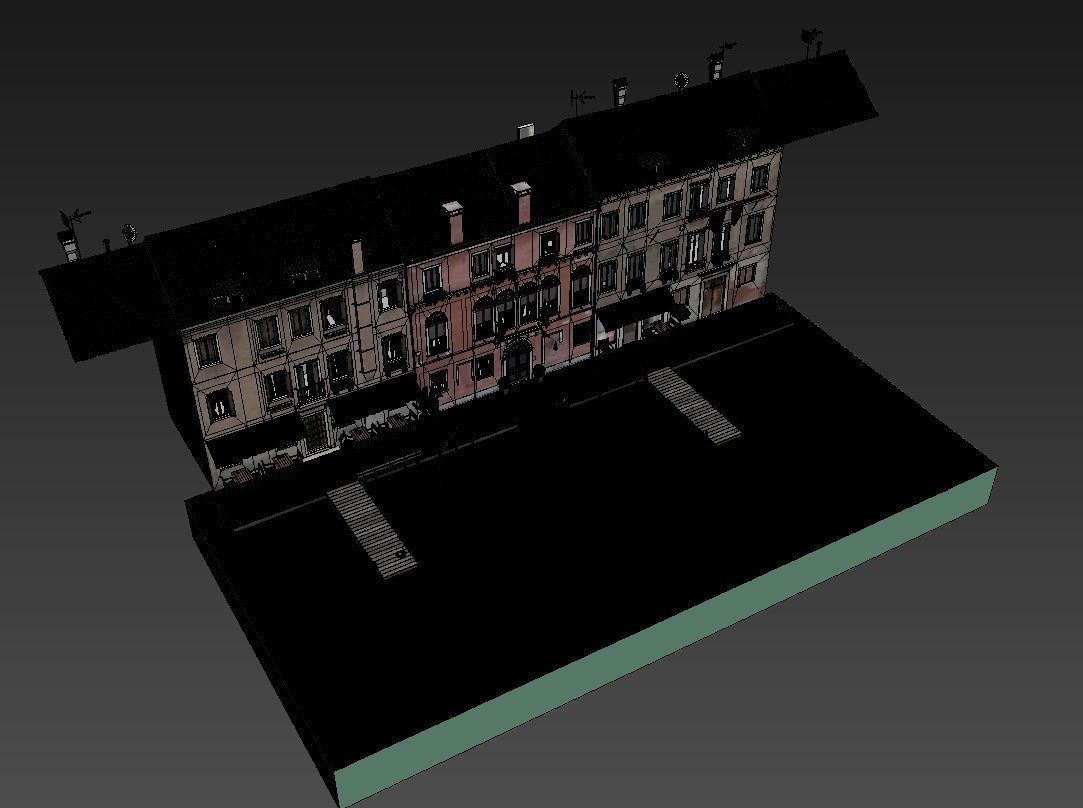 Venice house in 3D model_8