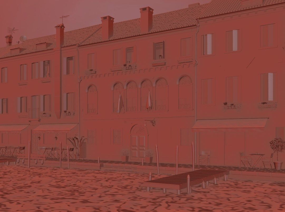 Venice house in 3D model_6