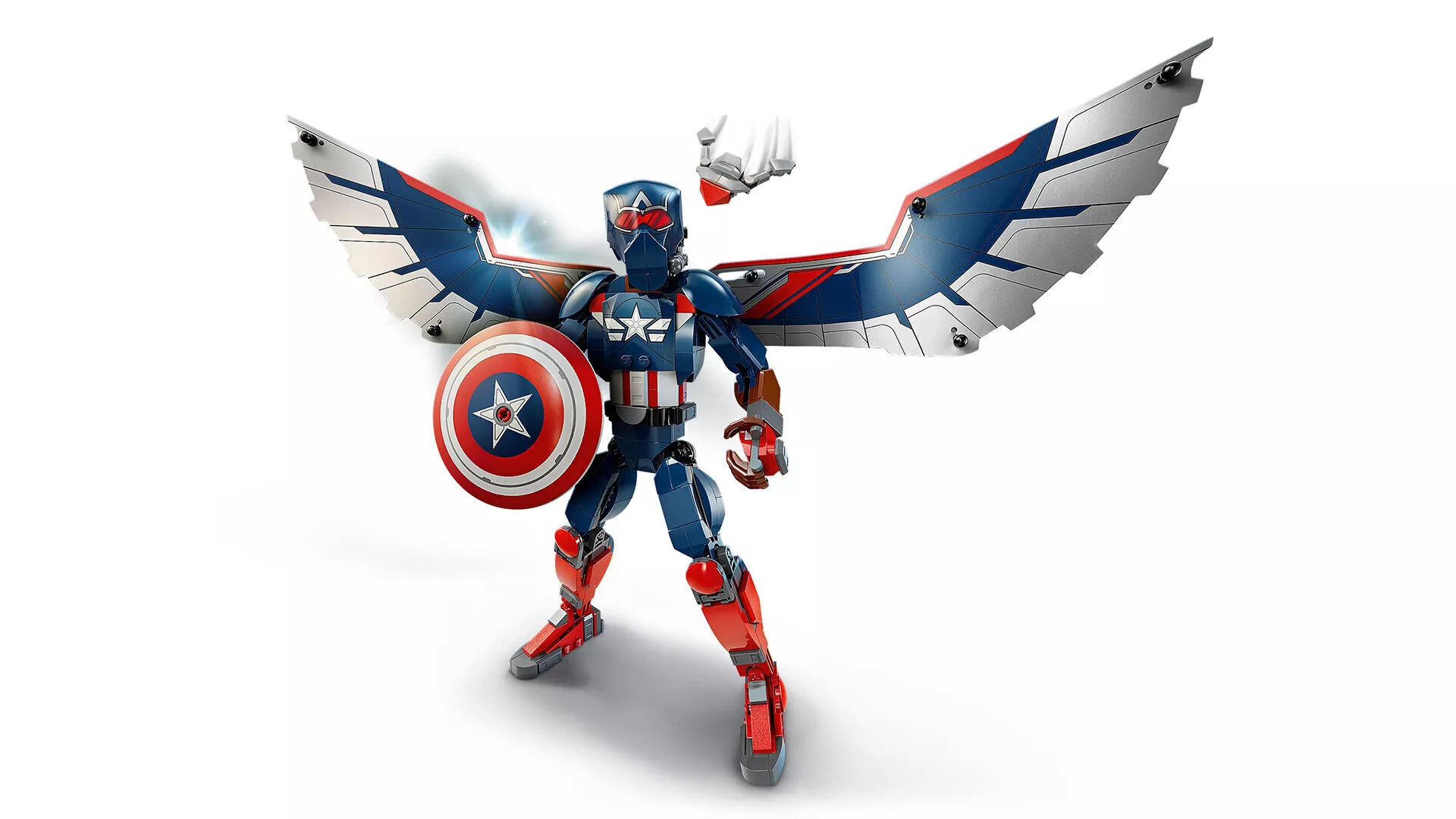 TwindBricks3D - 76296 Sam-Wilson Captain America 3D print model