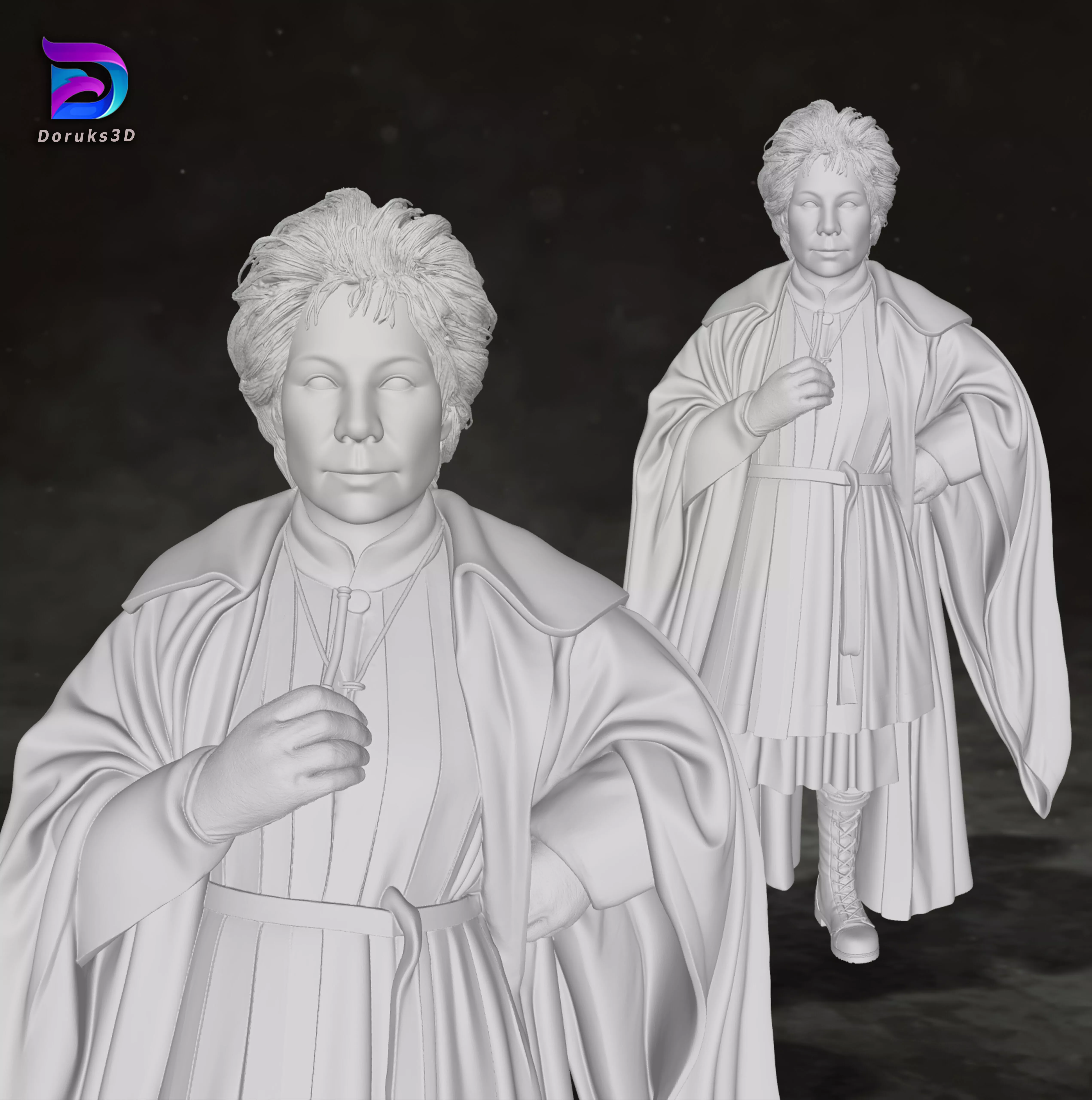 Harry Potter Madame Rolanda Hooch Action Figures Custom 3D 3D print model