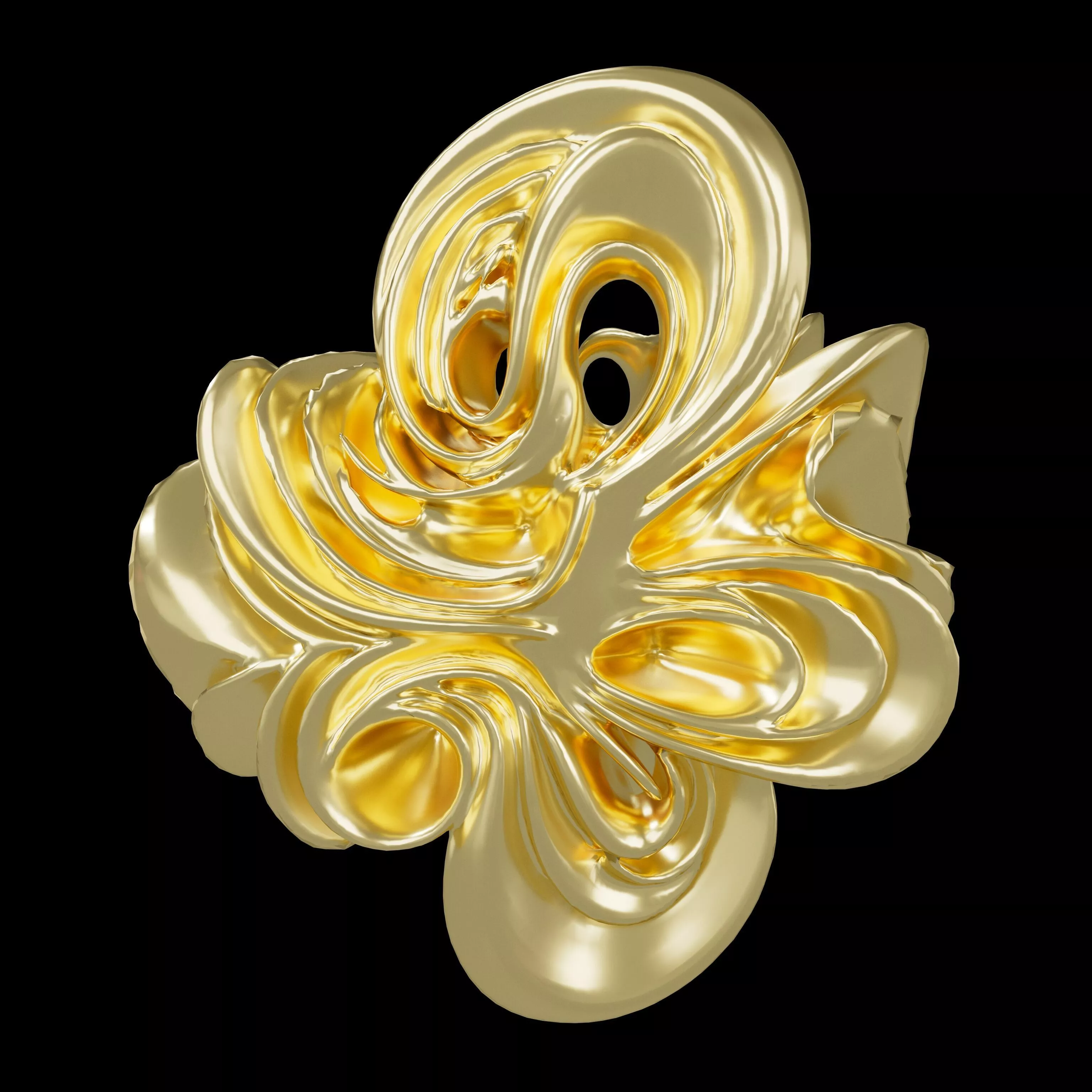 Abstract Sphere v15 001 Low-poly 3D model