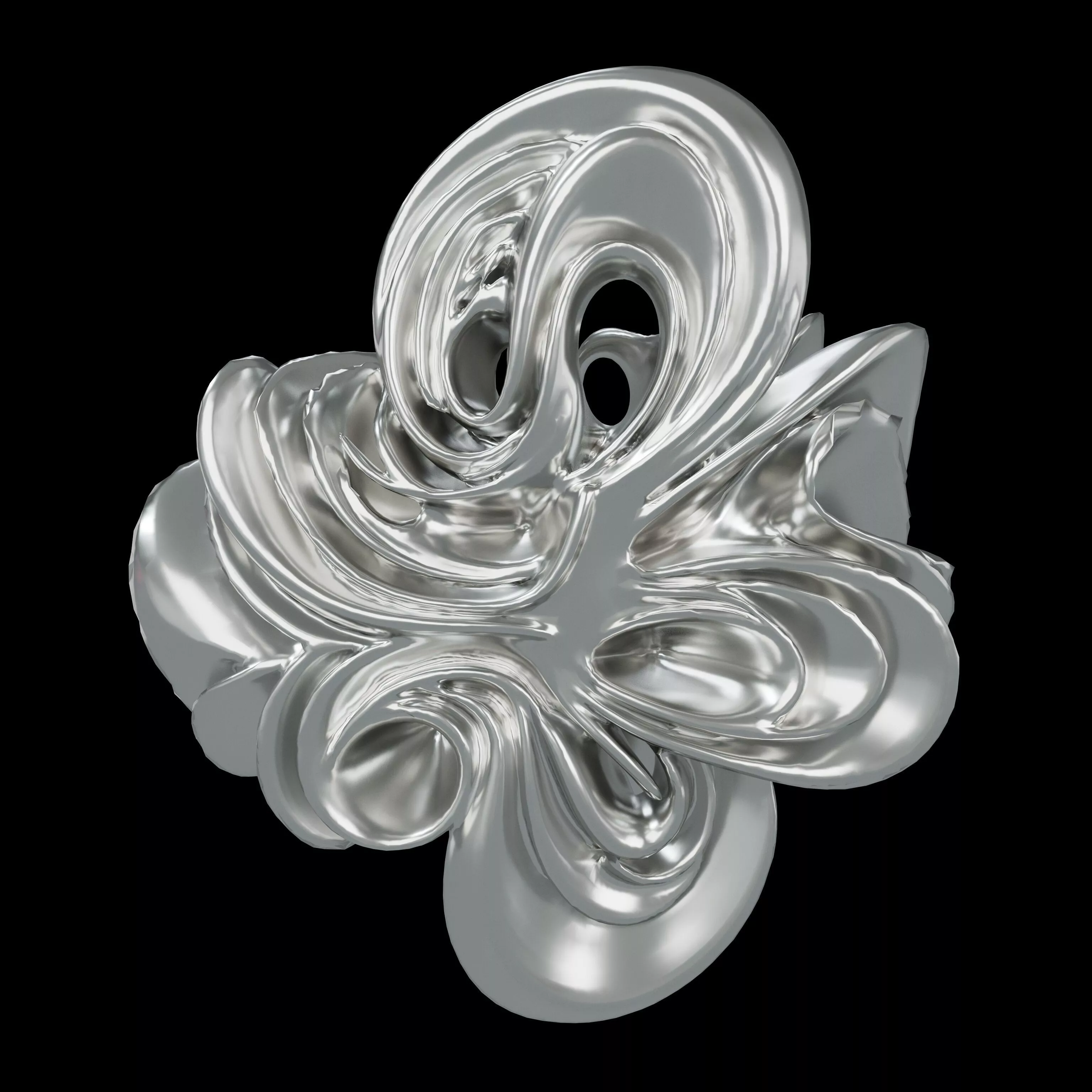Abstract Sphere v15 002 Low-poly 3D model