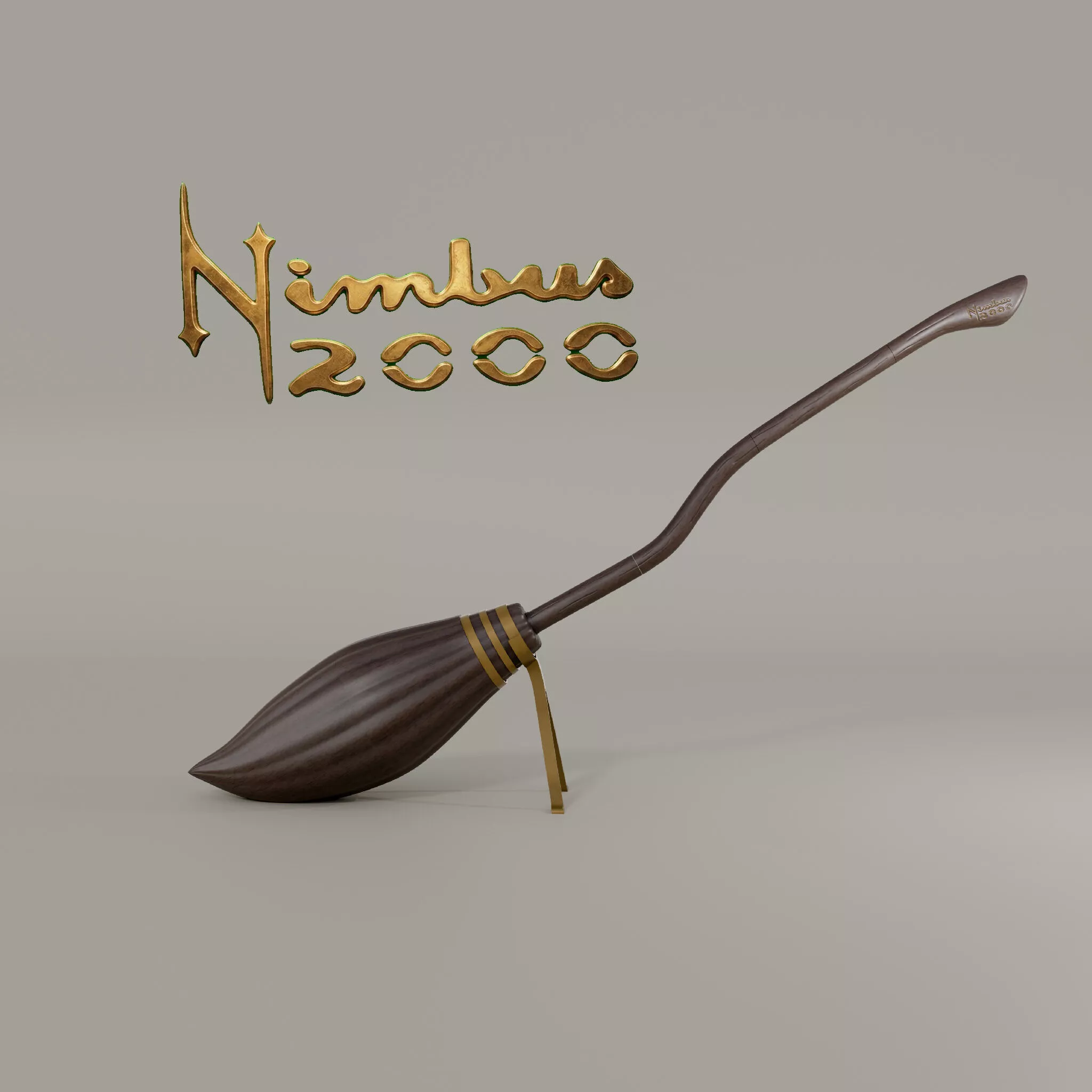 Nimbus 2000 from Harry Potter Popcorn Candy Bucket 3D print model