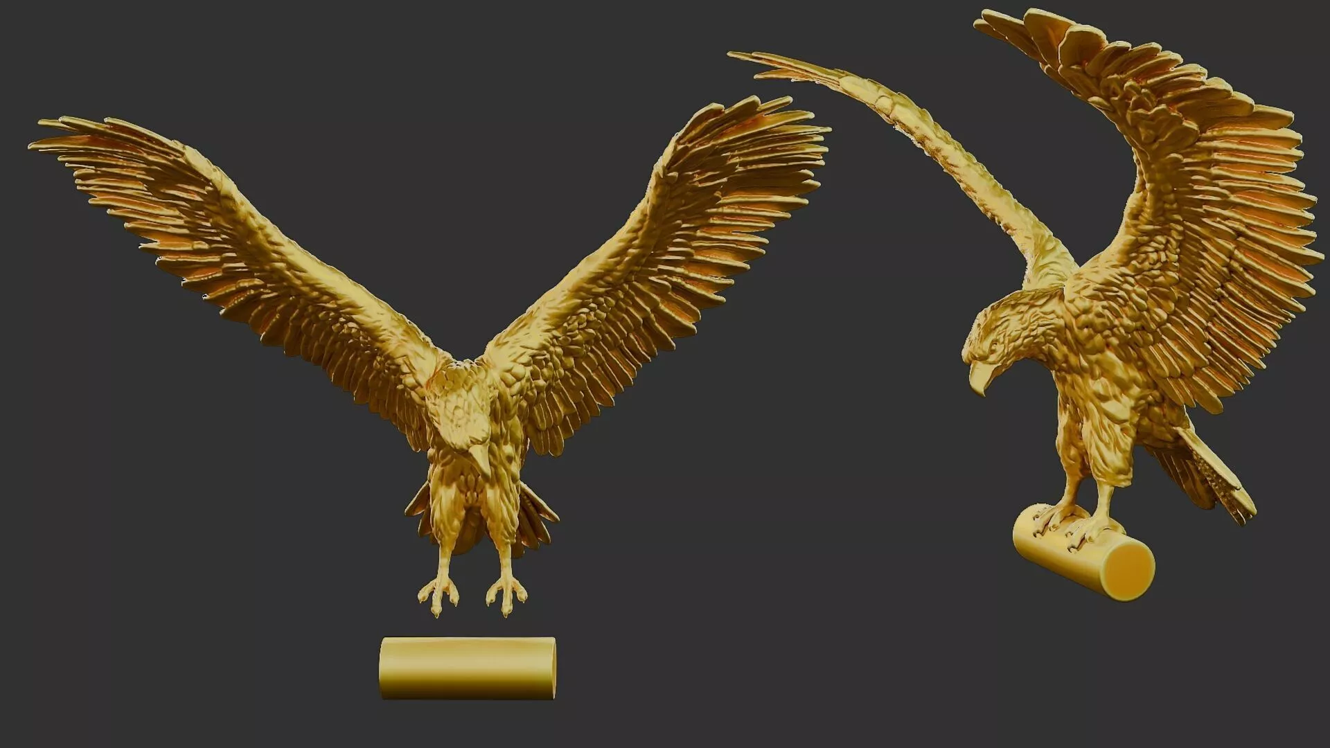 Roman Eagle 001 3D print model