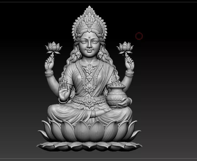 laxmi mata 3d unique printed model 3D print model
