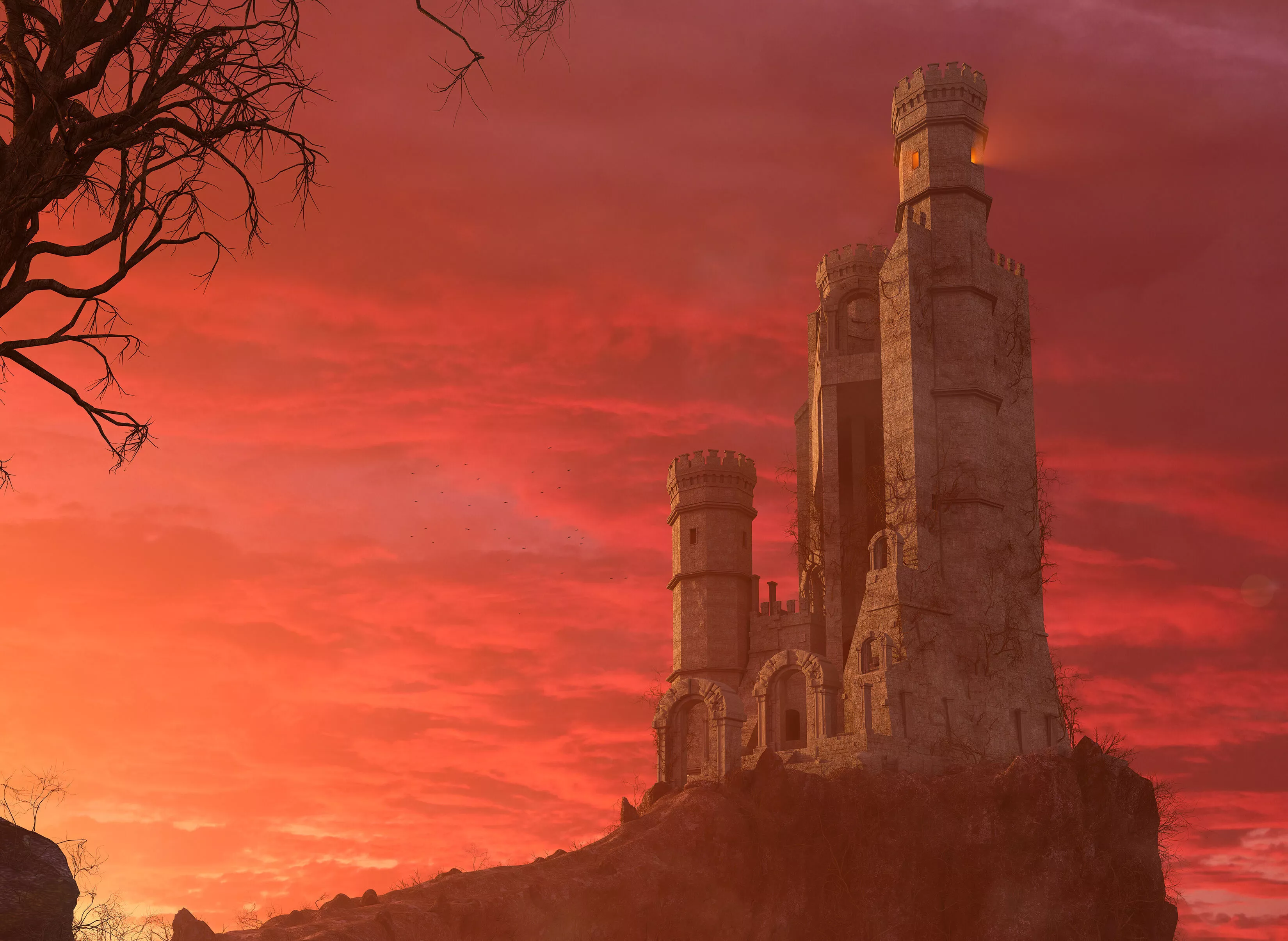Fantasy Destroy Castle 3D model