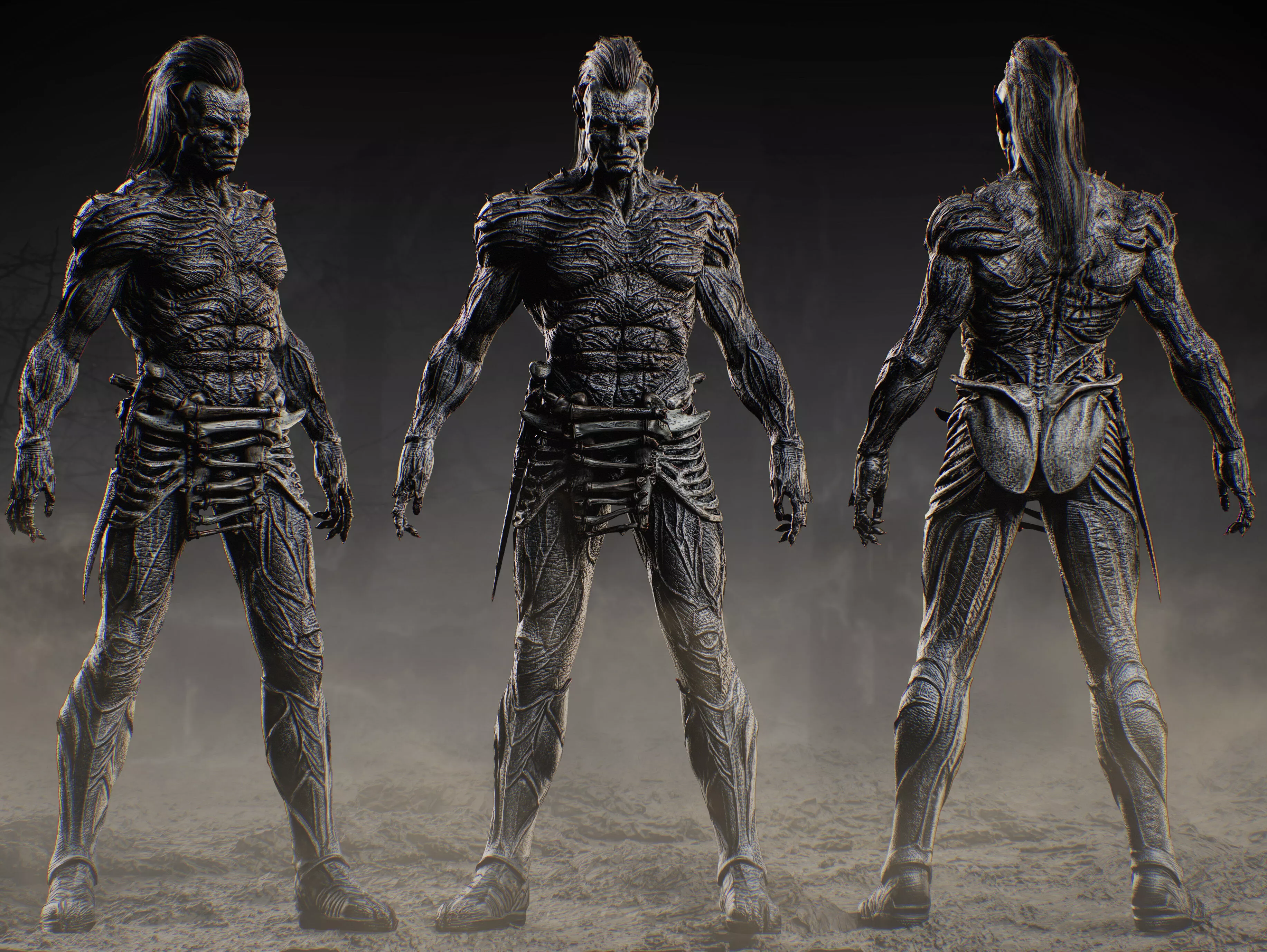 Void Guardian Low-poly 3D model