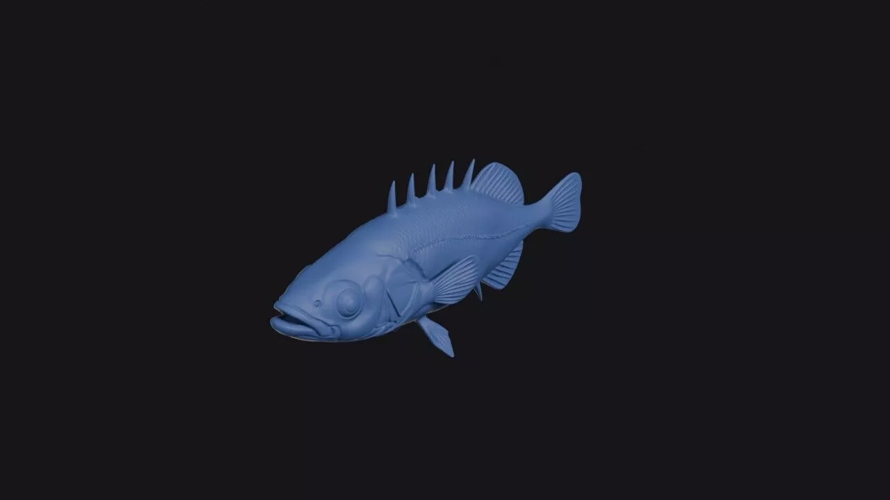 Brook Stickleback 3D print model