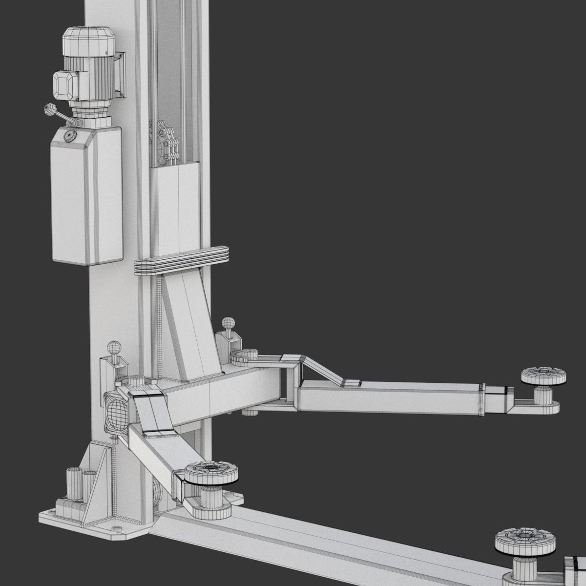 Car Lift 3D model_17