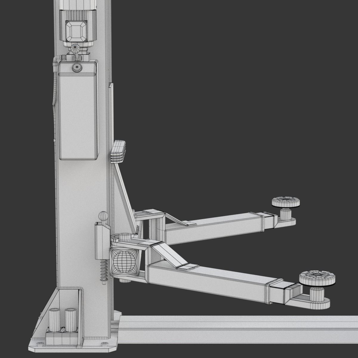 Car Lift 3D model_12