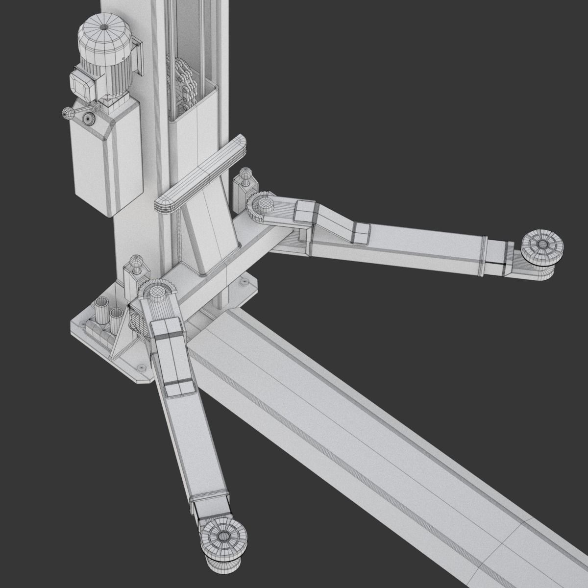 Car Lift 3D model_13