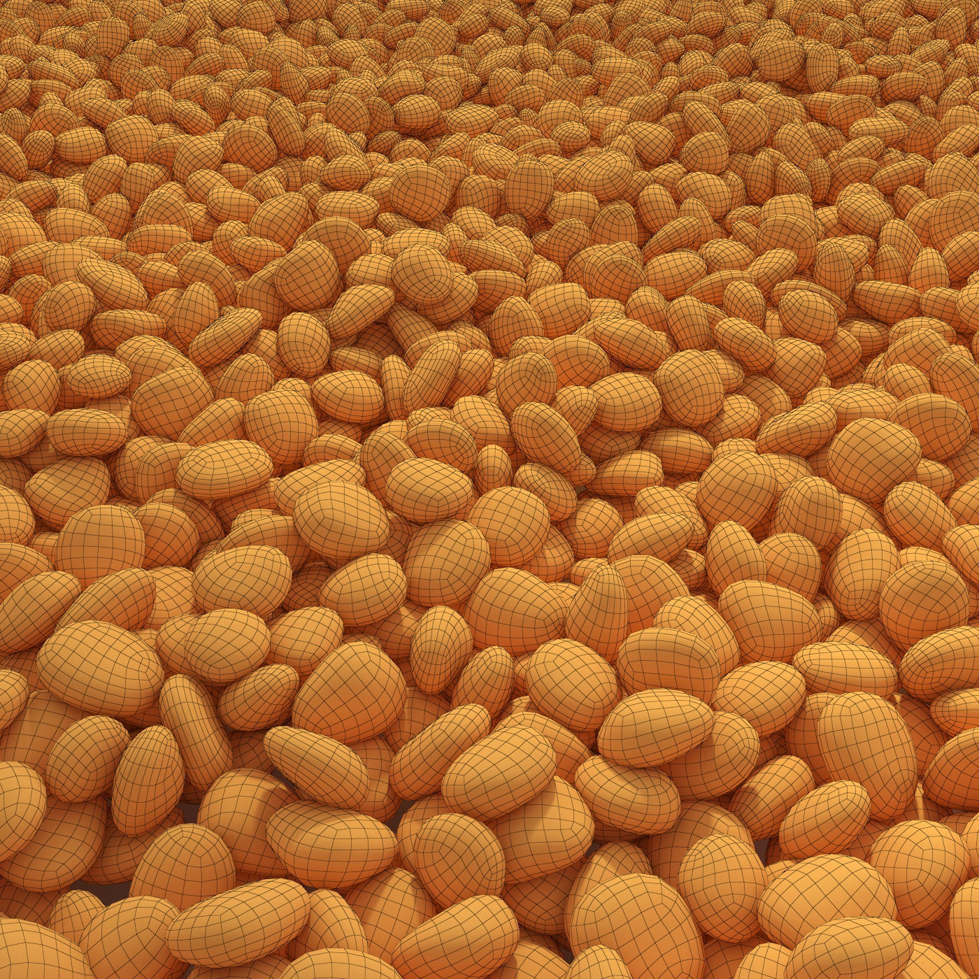 Pebble road part 2 3D model_6