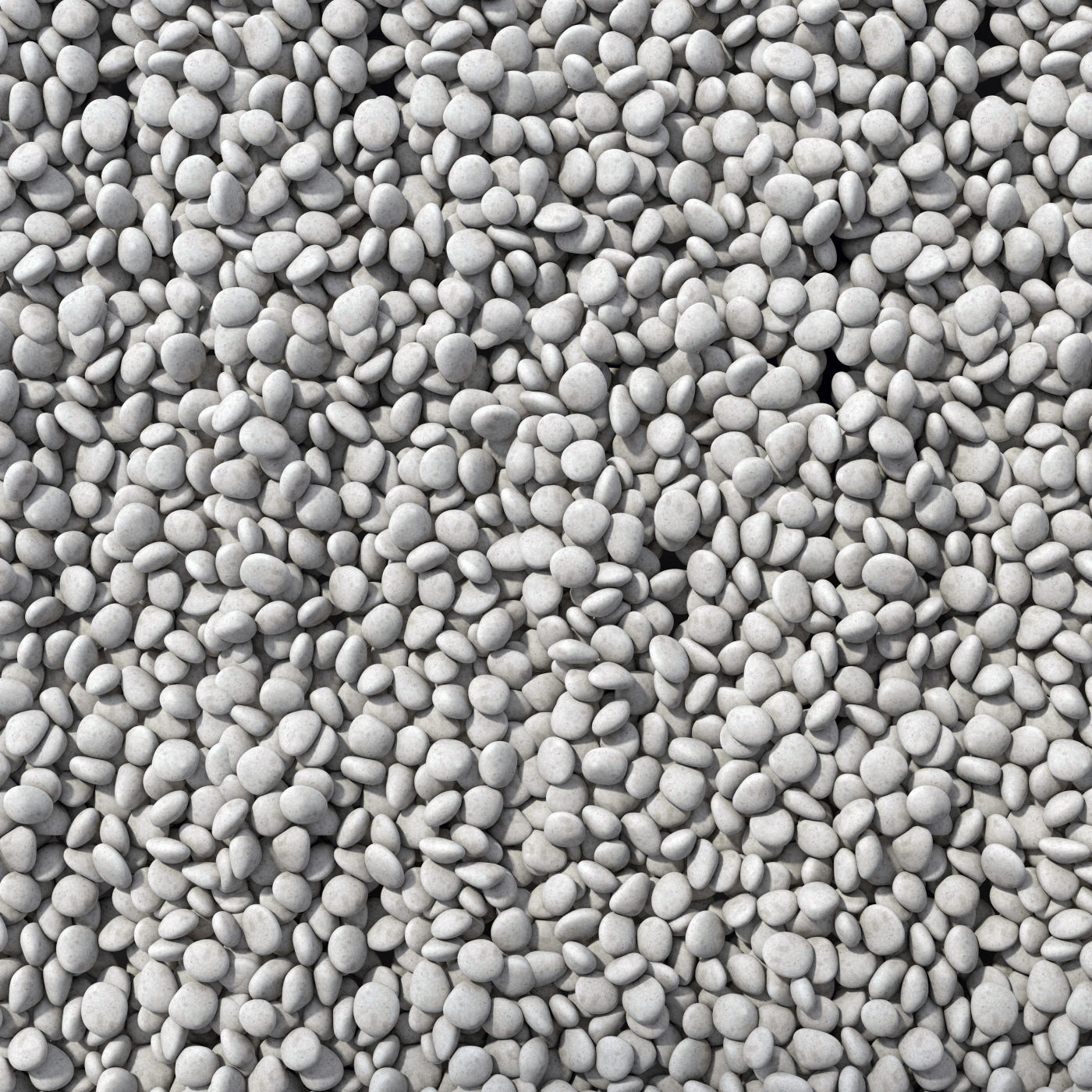 Pebble road part 2 3D model_3