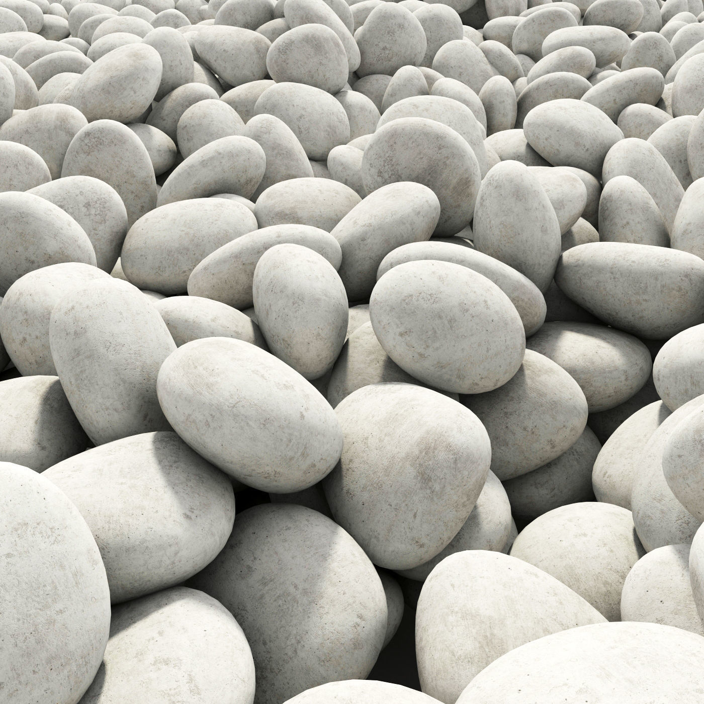 Pebble road part 2 3D model_1