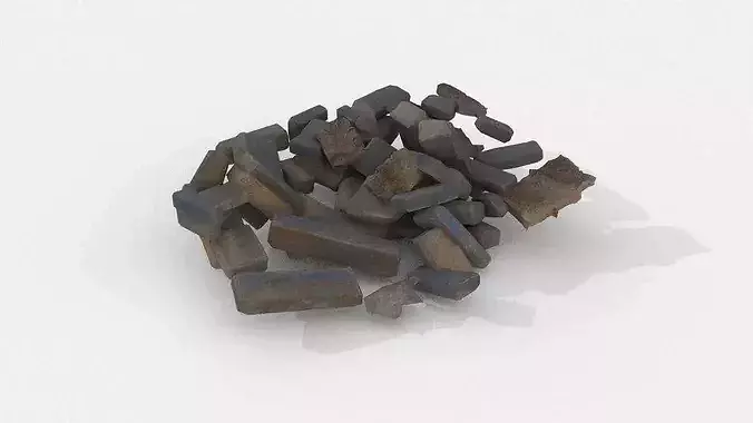 Realistic Concrete Debris Pile