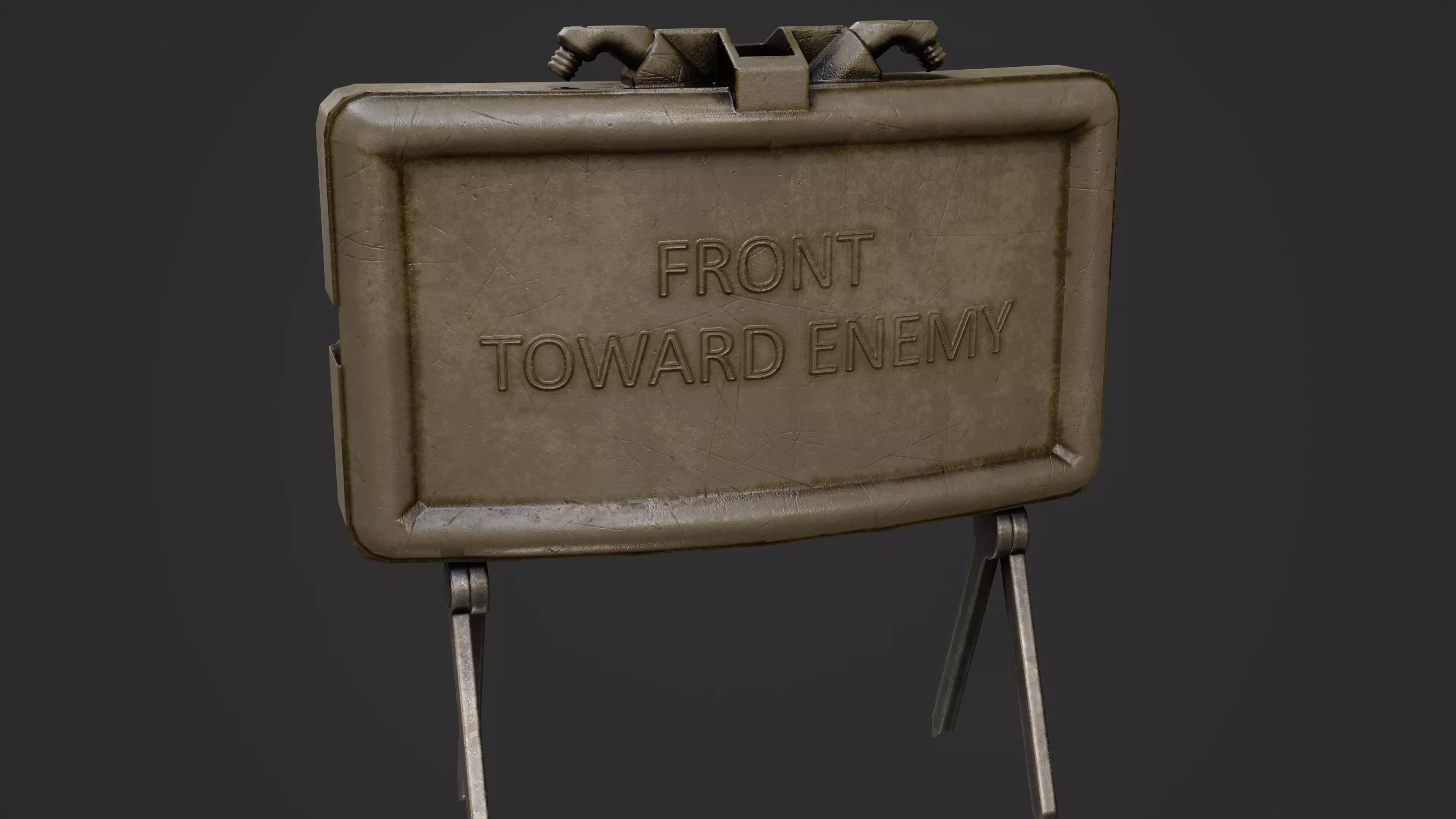 Claymore Mine Game Ready Model Low-poly 3D model