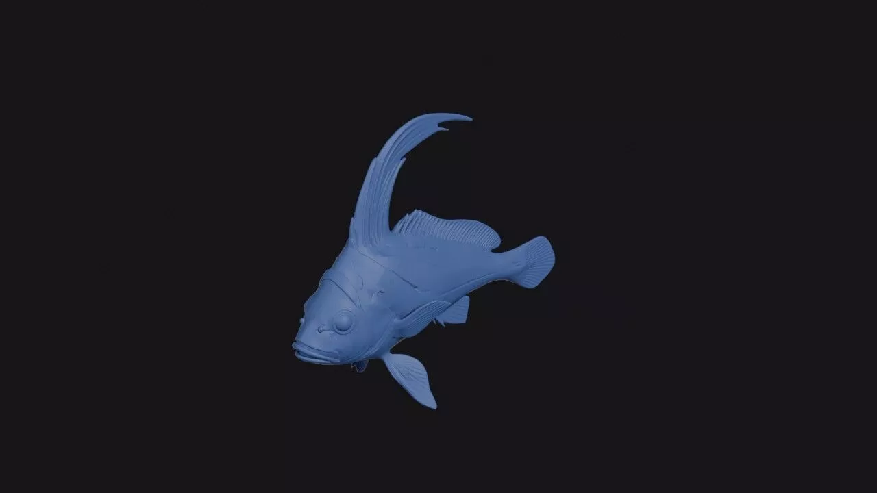 Jack Knifefish 3D print model