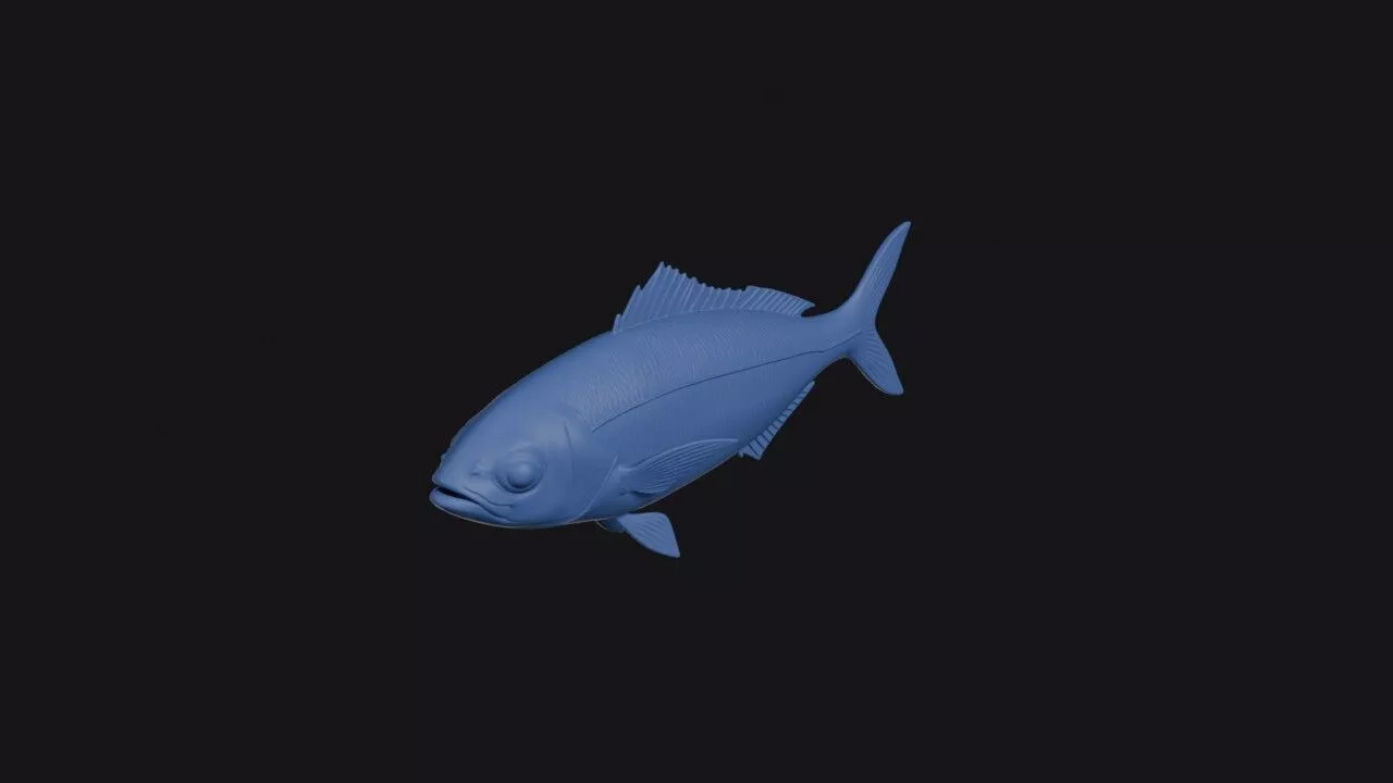 Goldband Fusilier 3D print model