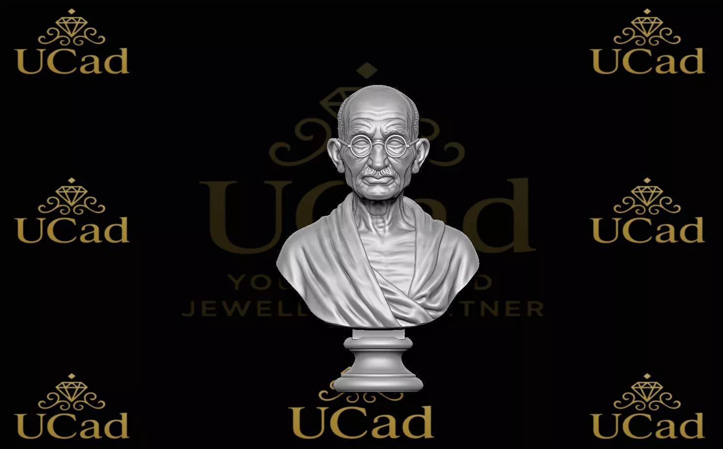 Mahatma Gandhi 3D print model