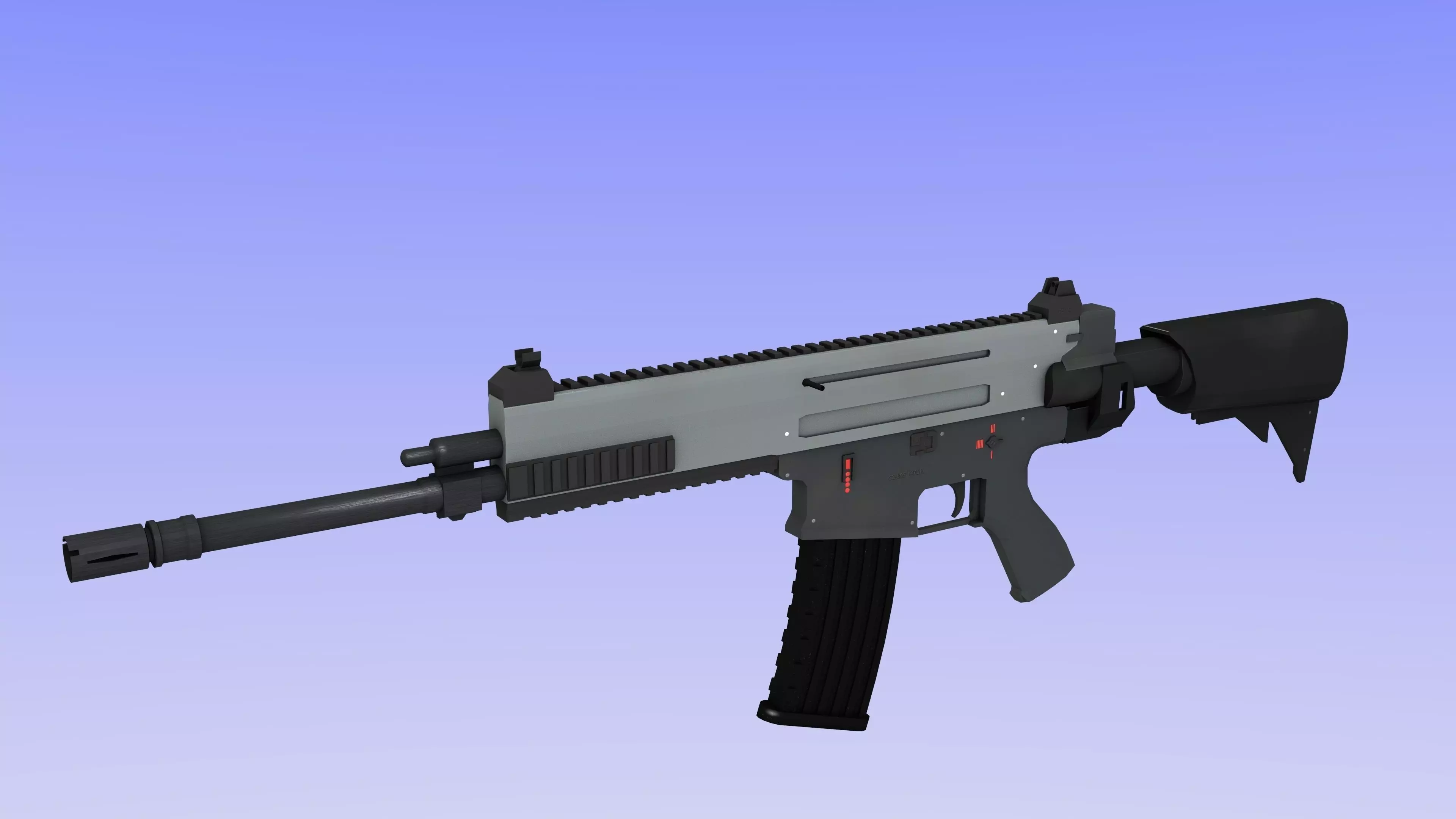CZ 805 Low-poly 3D model_0