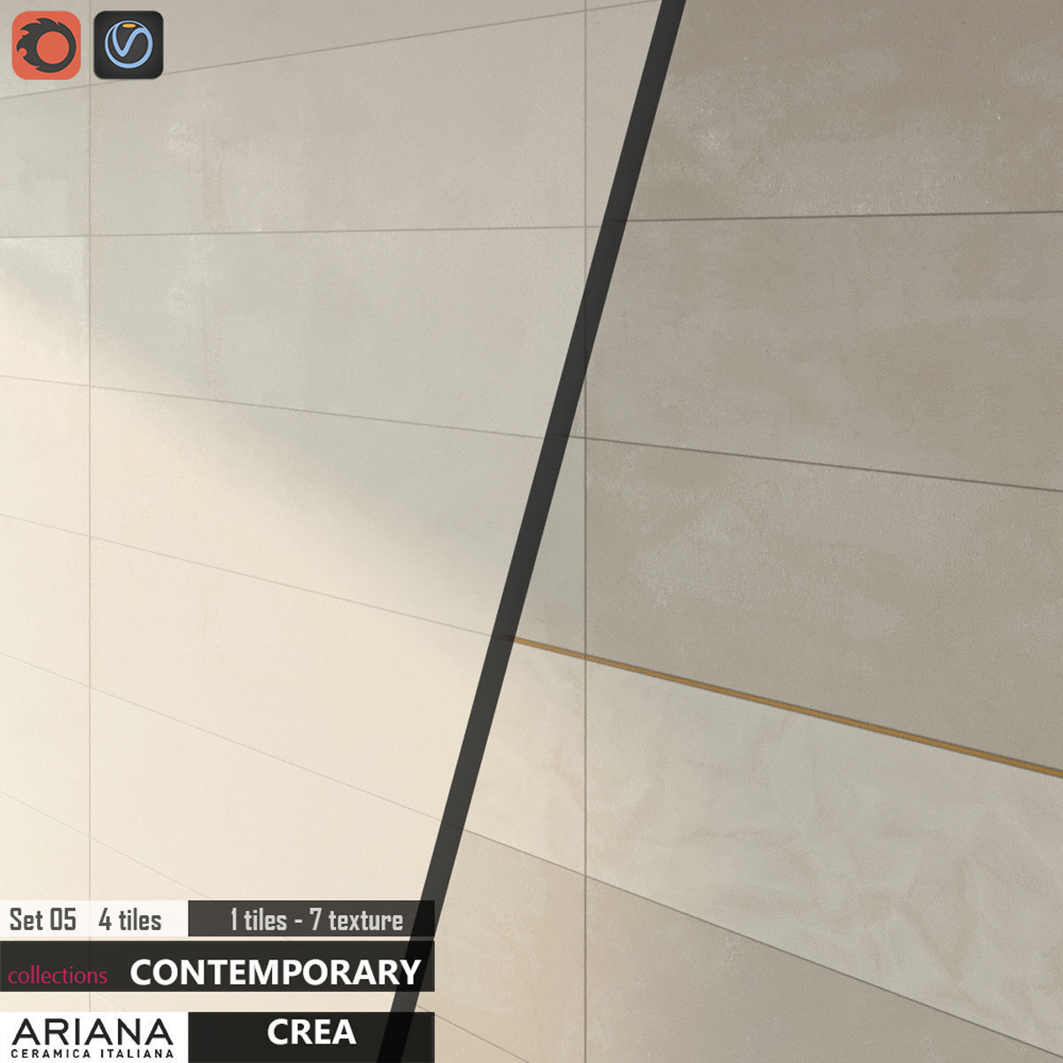 ARIANA CREA Set 05 3D model_1