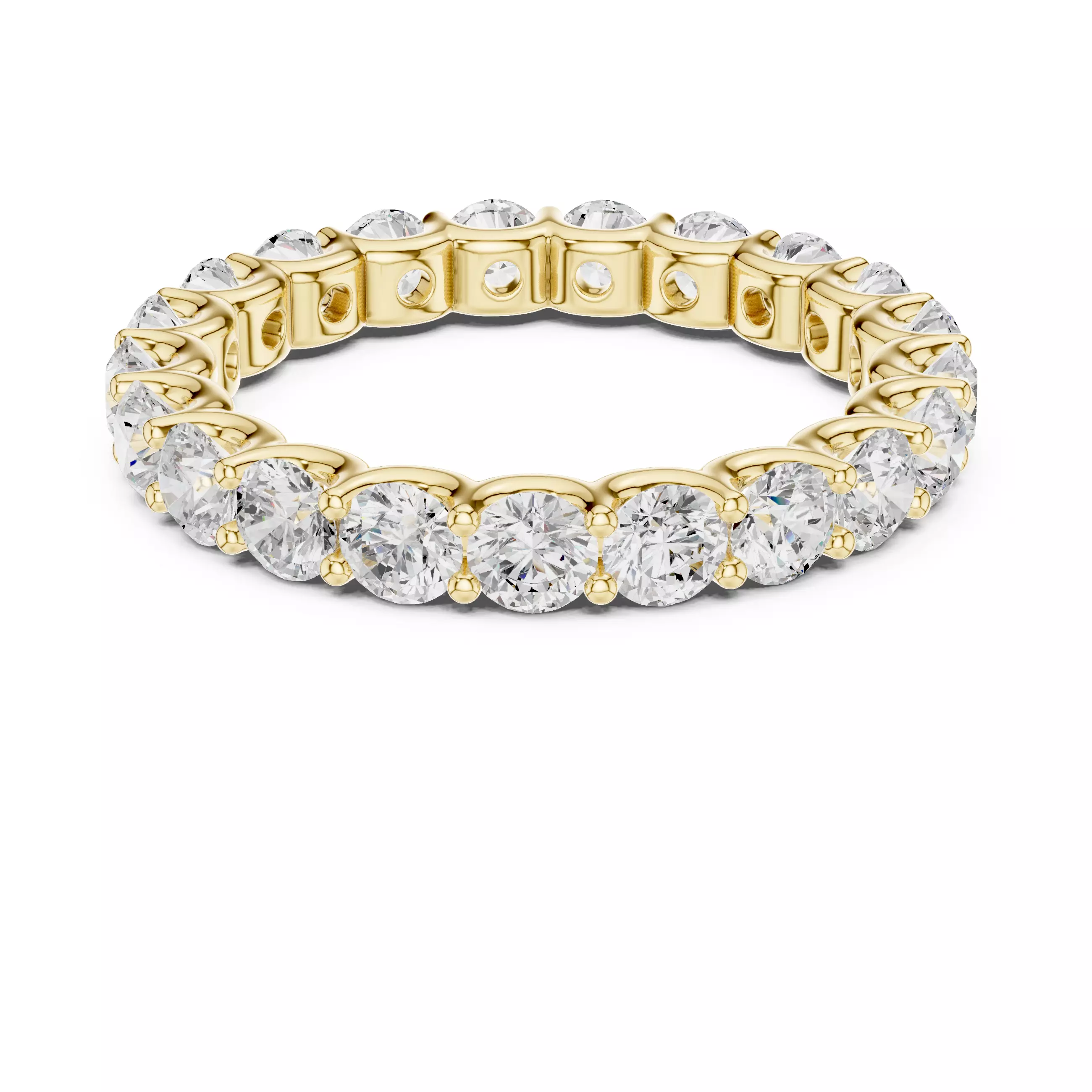 Diamond jewelry ring for woman 3D print model 3D print model