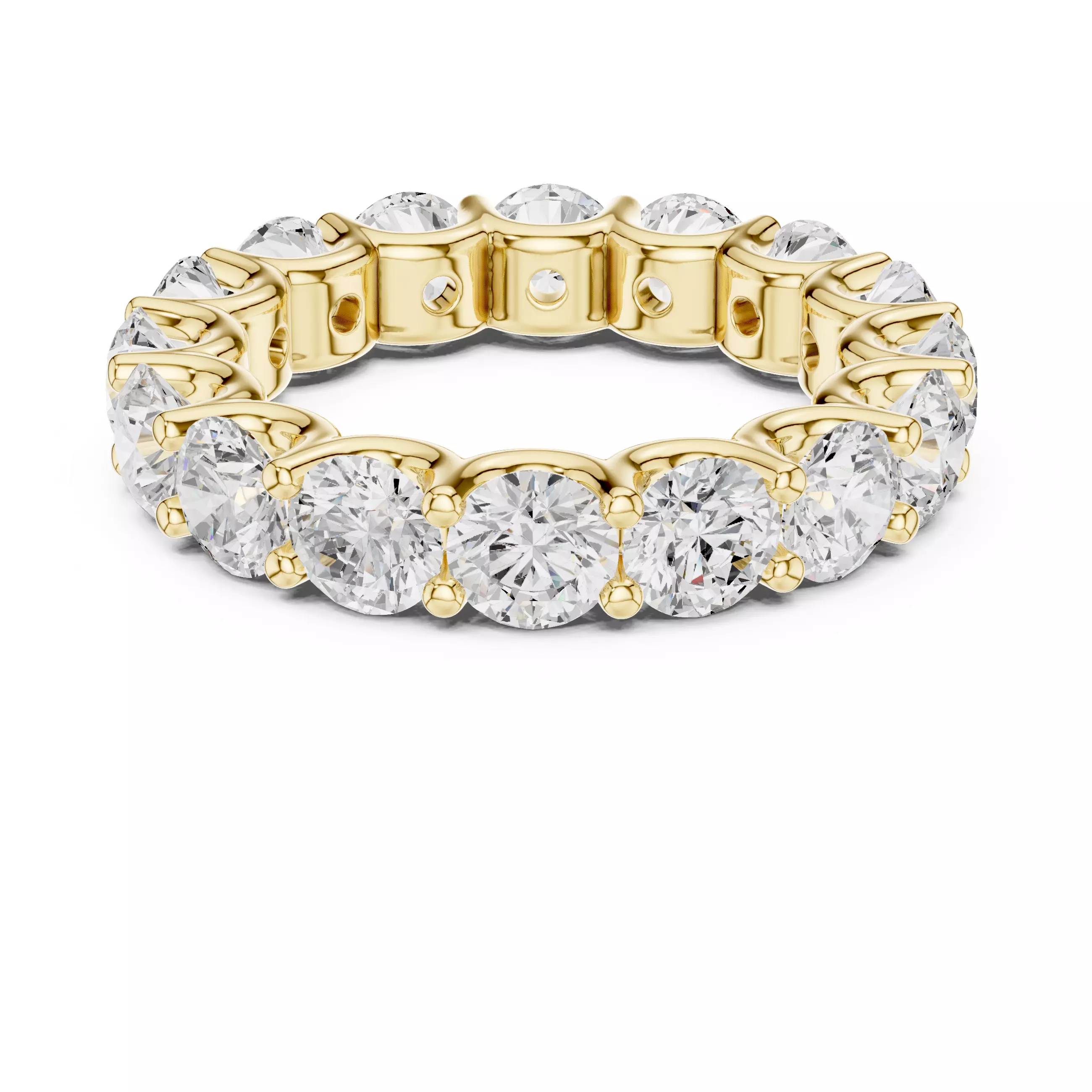 Diamond jewelry ring for woman 3D print model 3D print model