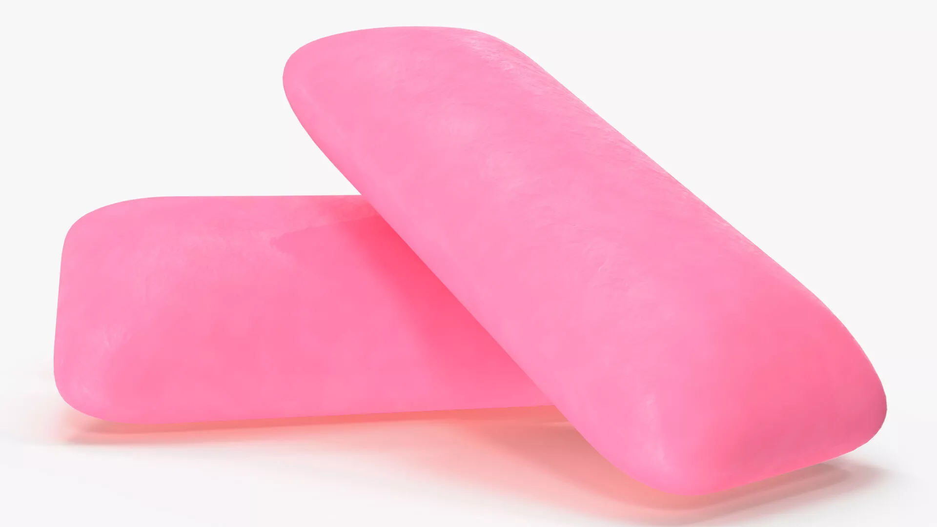 Fruit Chewing Gum Pads Purplepink 3D model