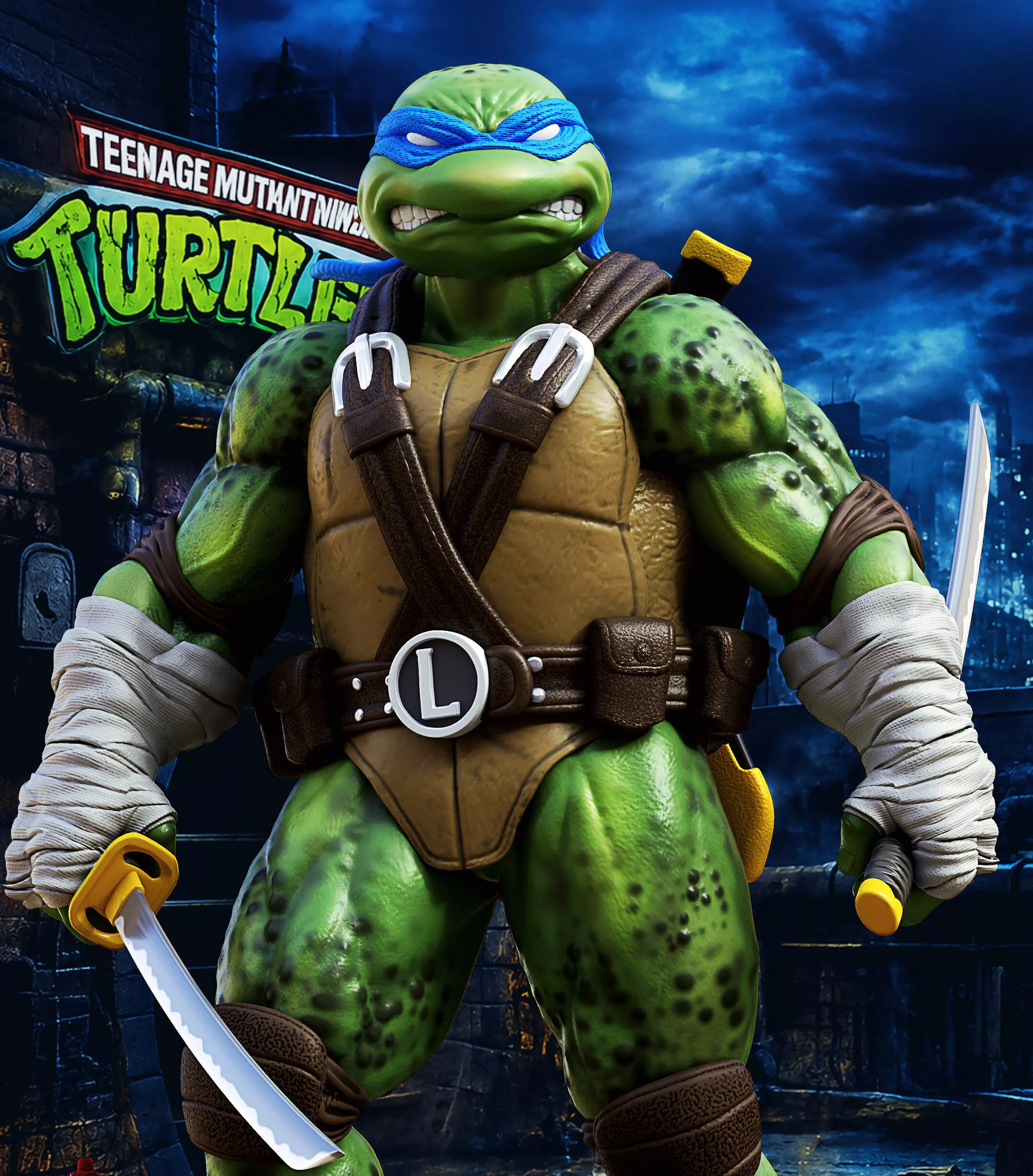 Leonardo Teenage Mutant Ninja Turtles 3D print model