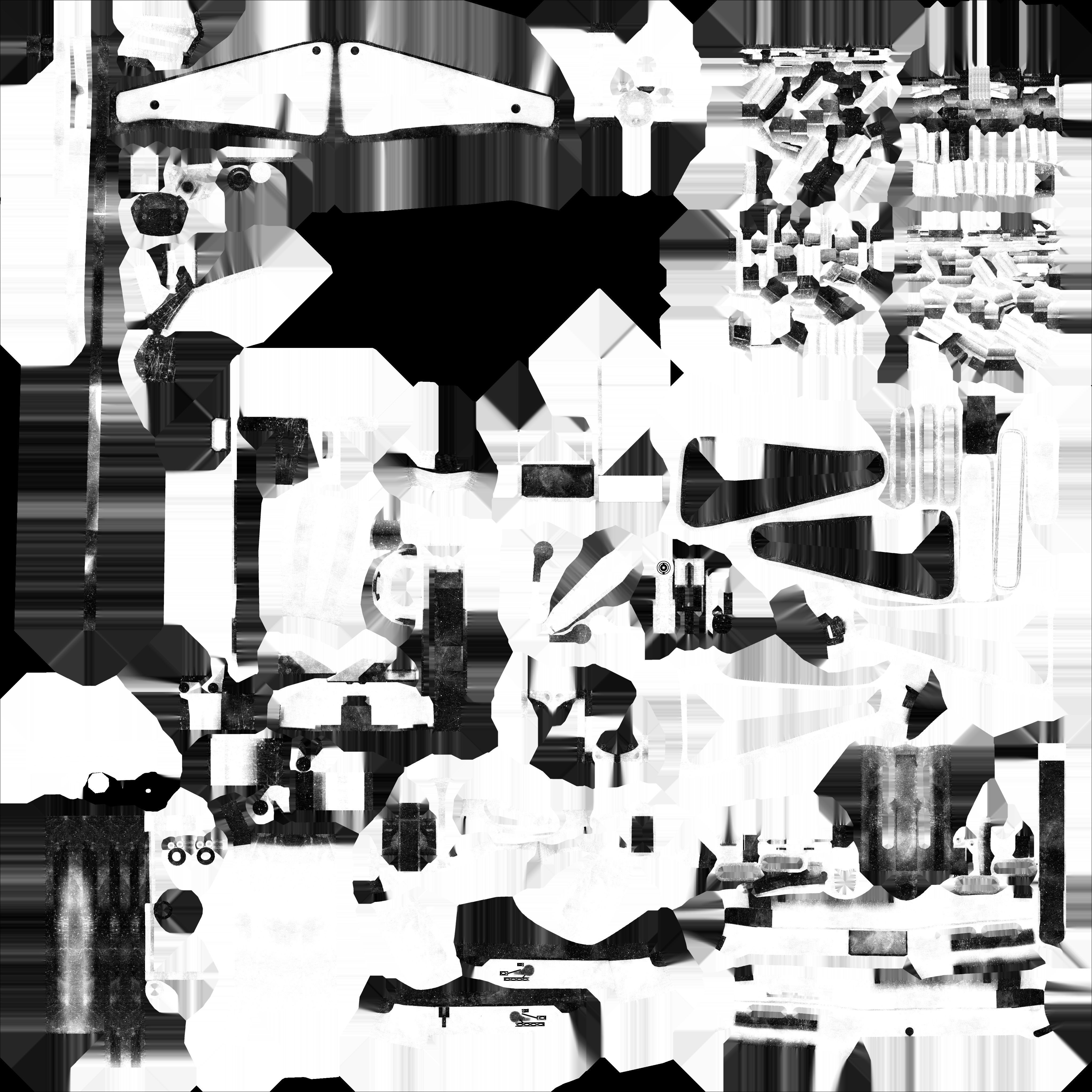 UMP-45 gun Low-poly 3D model_13