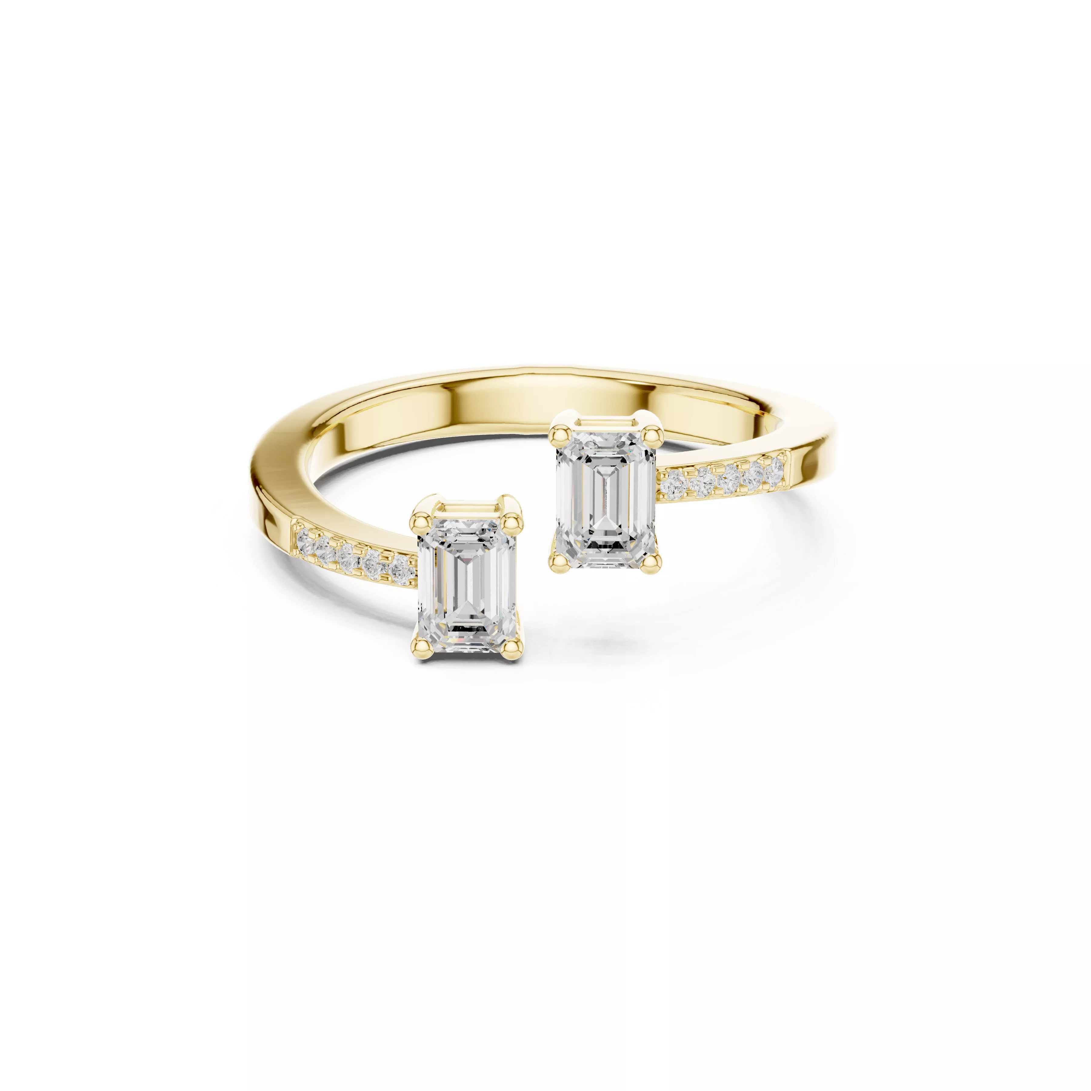 Luxury Diamond Ring Jewelry CAD 3DM STL M-481 3D print model
