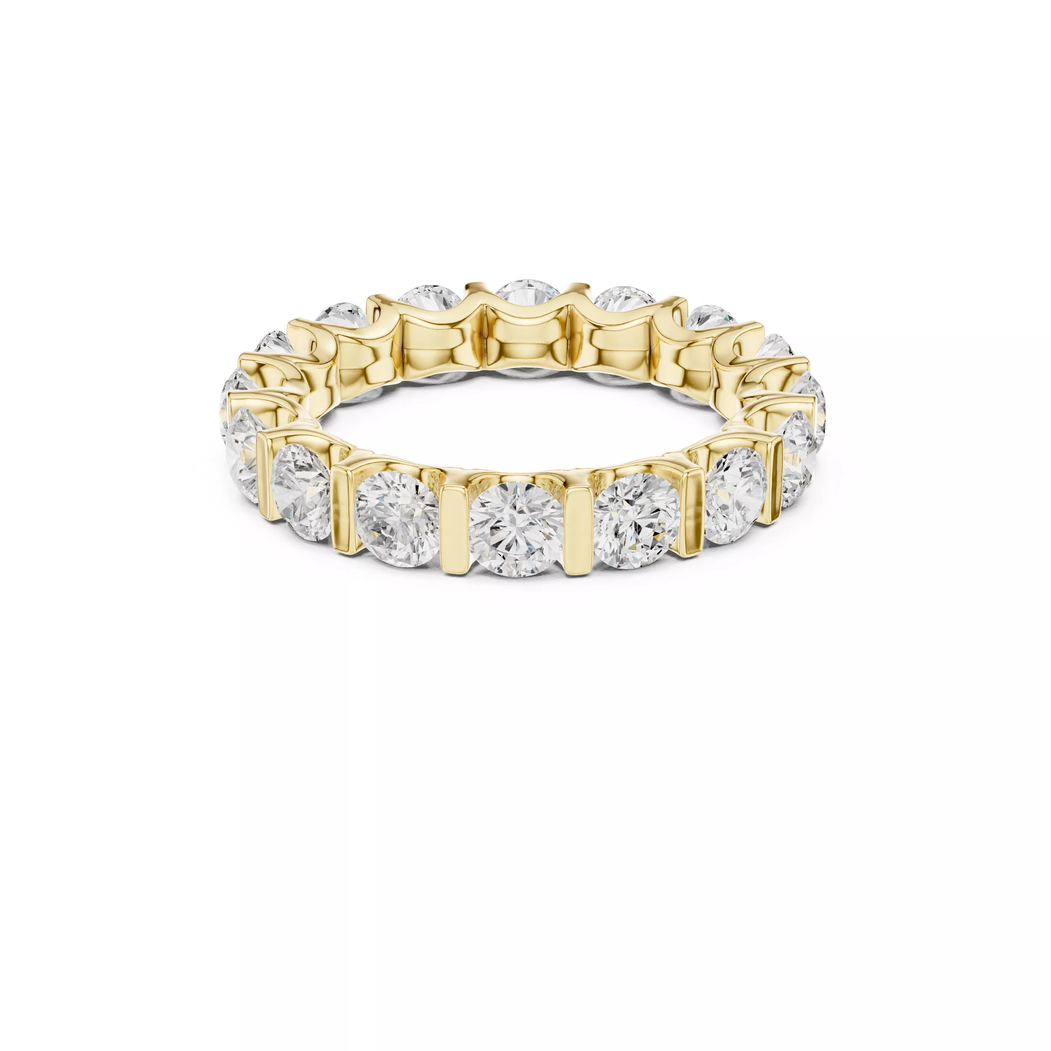 Luxury Diamond Ring Jewelry CAD 3DM STL M-474 3D print model