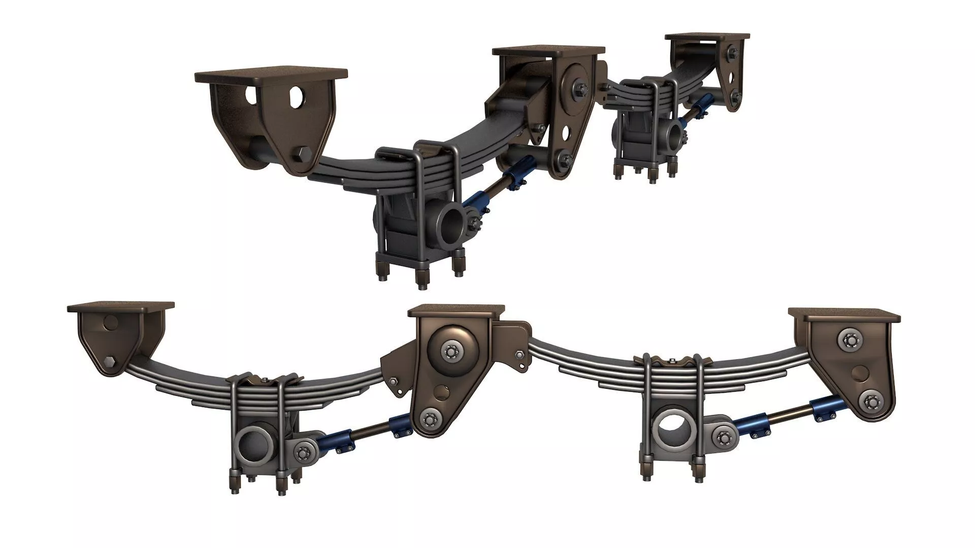 Semi Trailer Suspension 3D model
