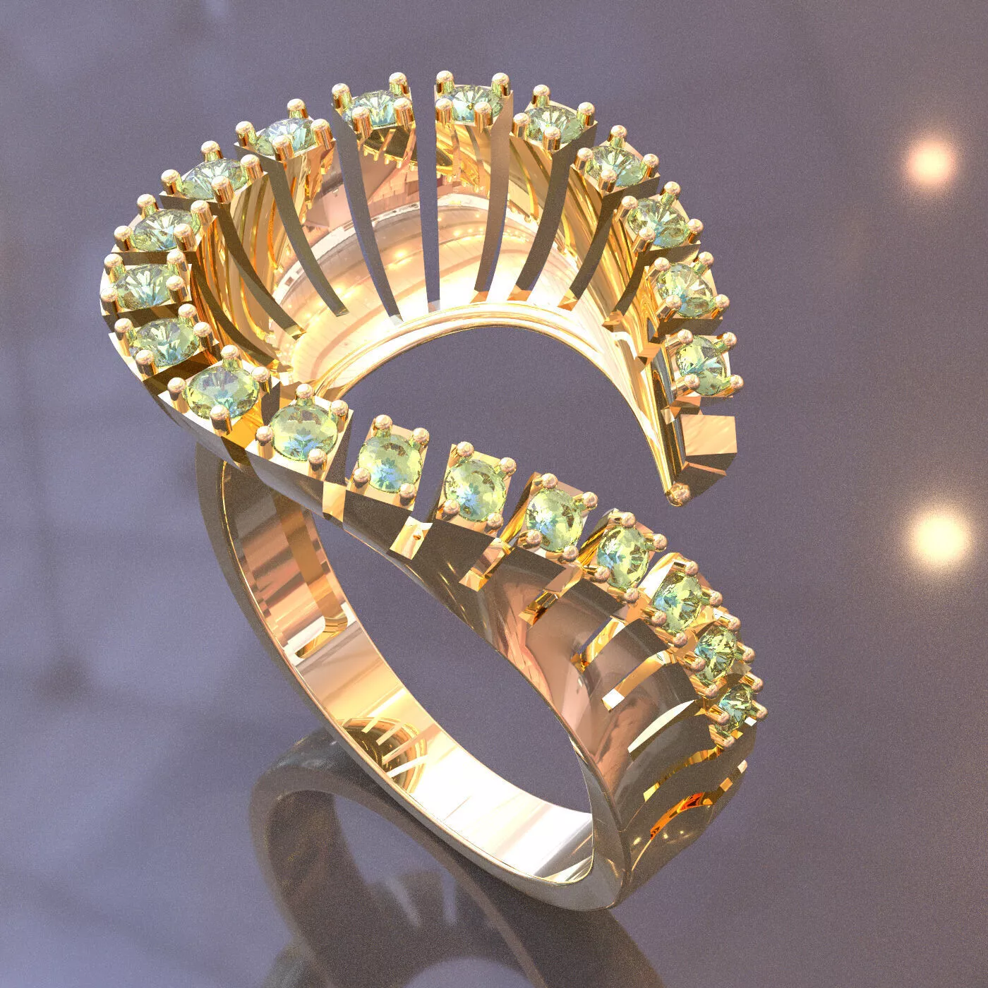 PREMIUM DIAMOND RING 3D print model