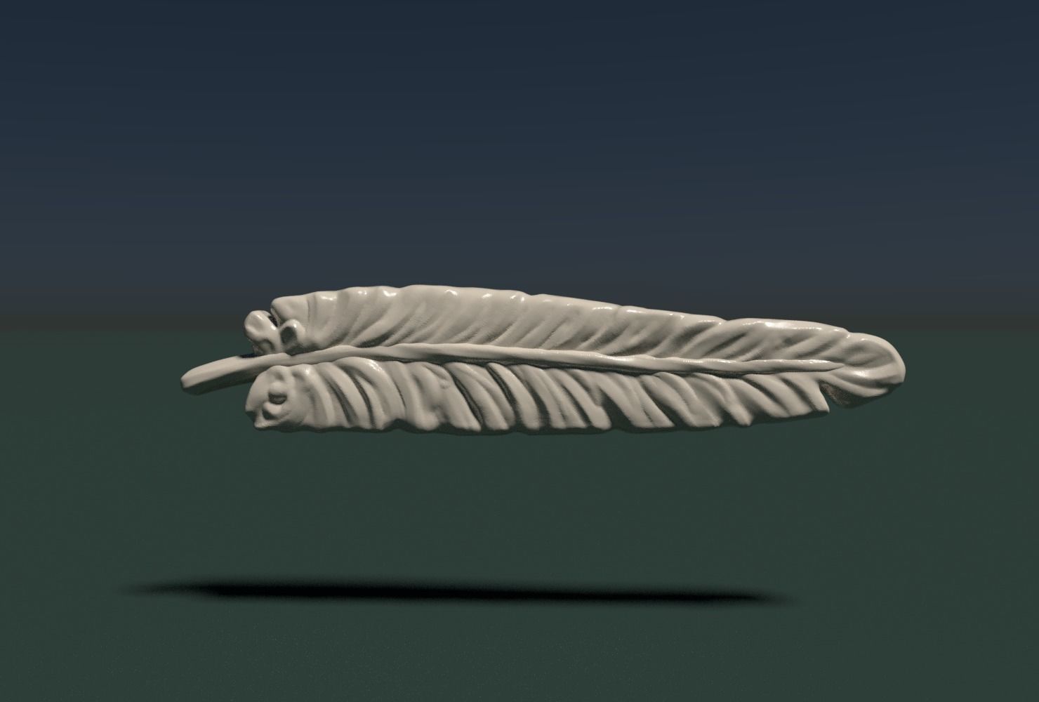 Feather 3 3D print model