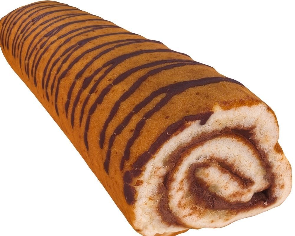 Cake Roll 3D model_5
