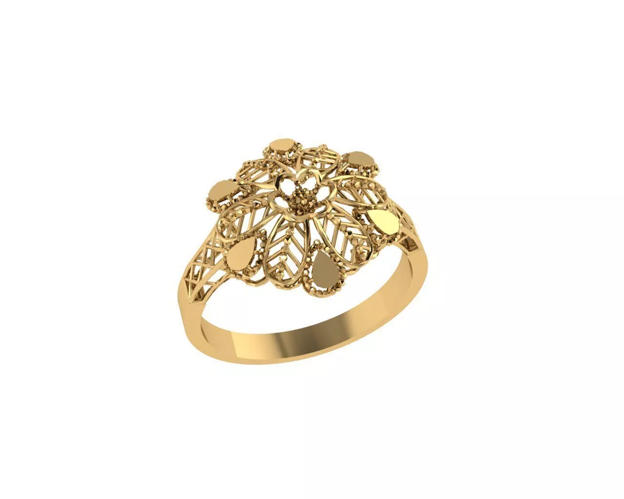 Indian Traditional Rings 3D print model