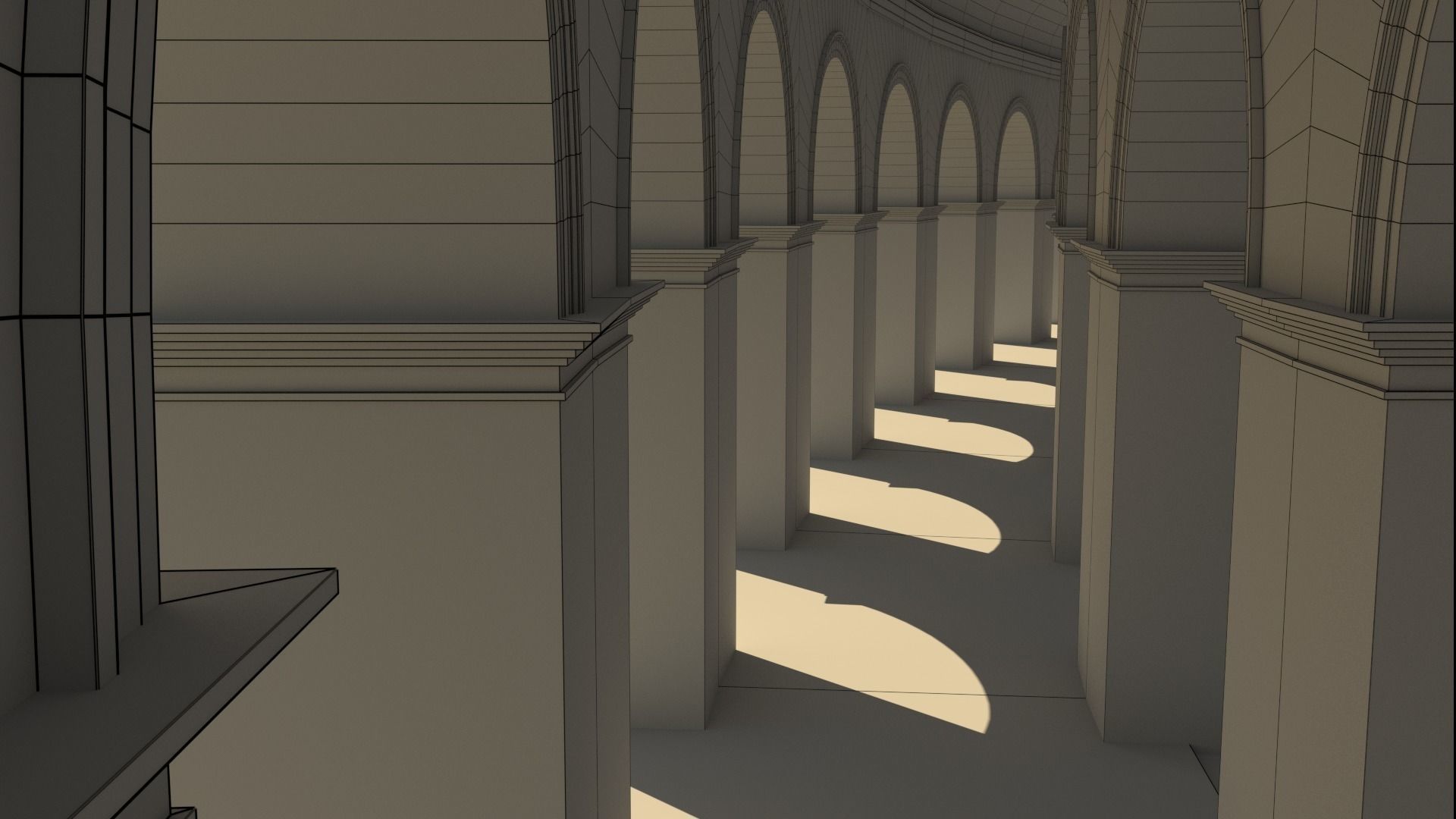 Roman Colosseum Reconstruction 3D model_27