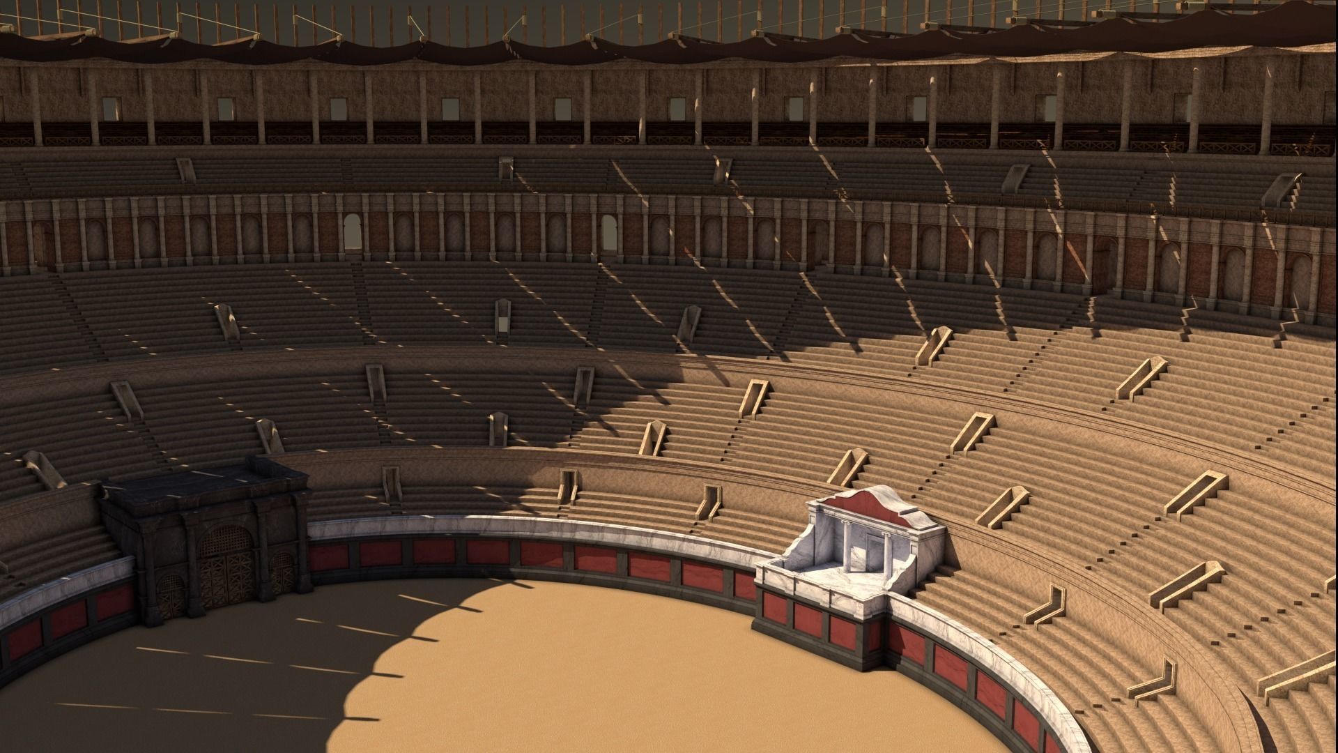 Roman Colosseum Reconstruction 3D model_3