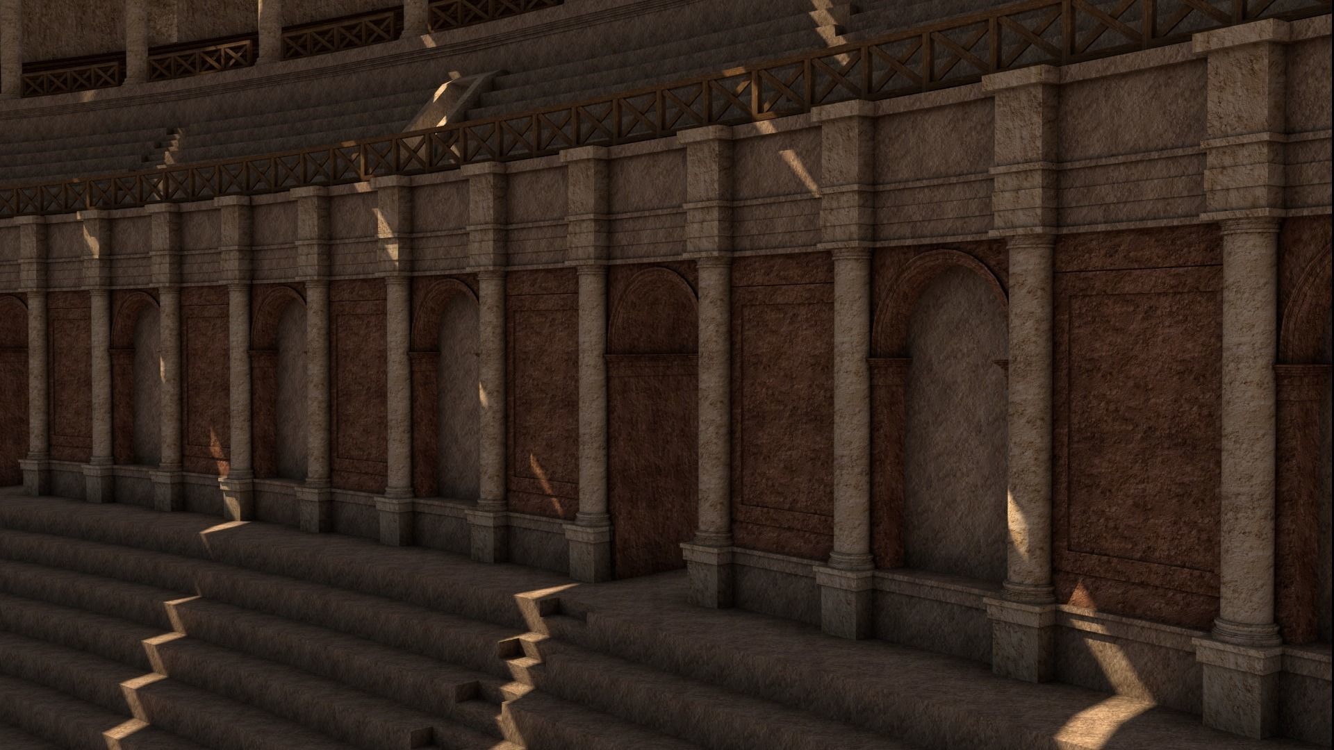 Roman Colosseum Reconstruction 3D model_17