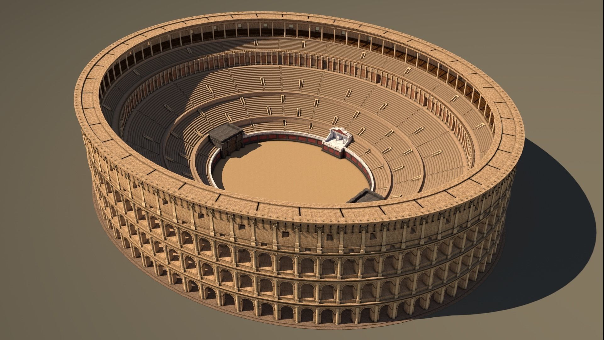 Roman Colosseum Reconstruction 3D model_1