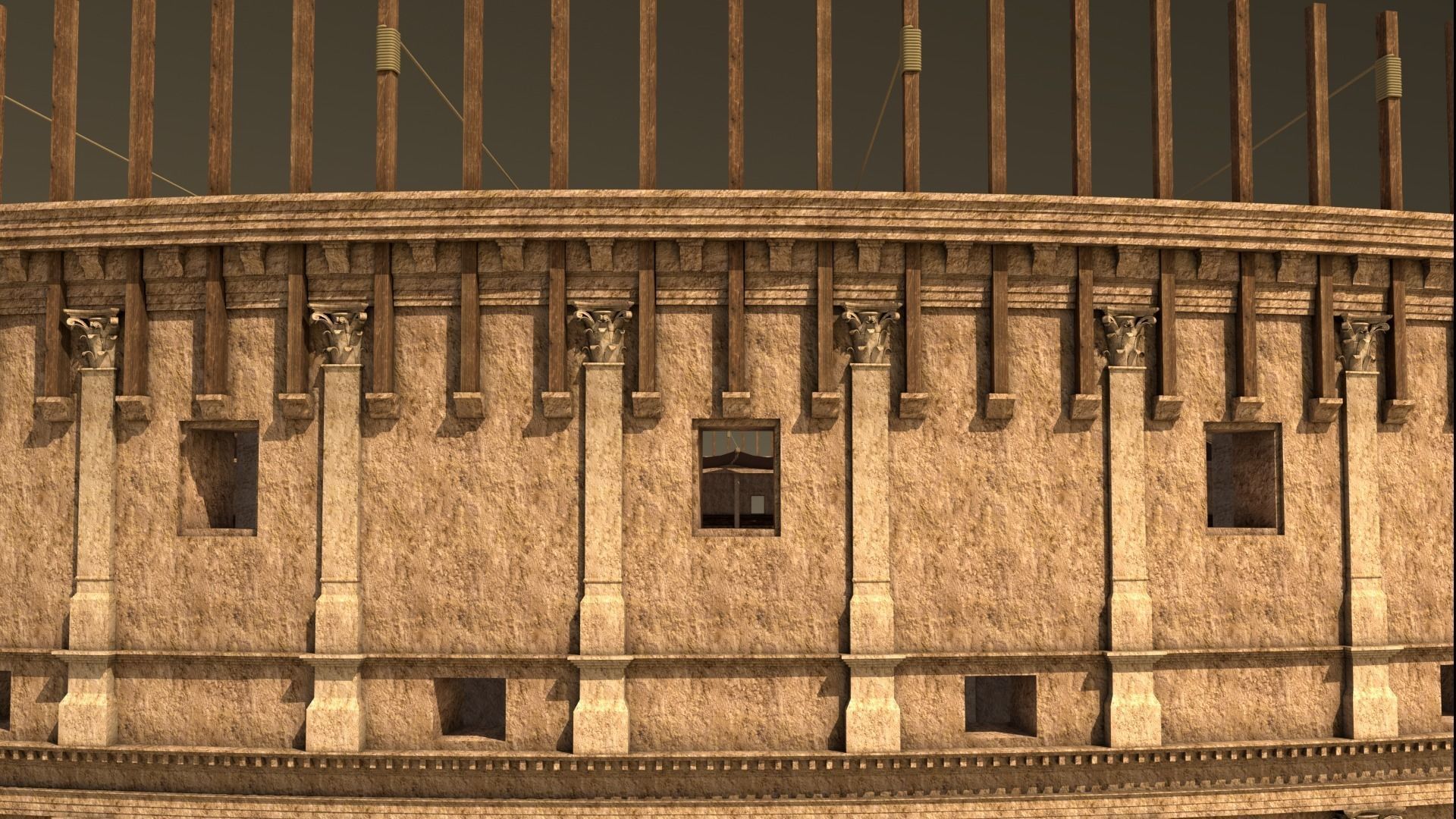 Roman Colosseum Reconstruction 3D model_12