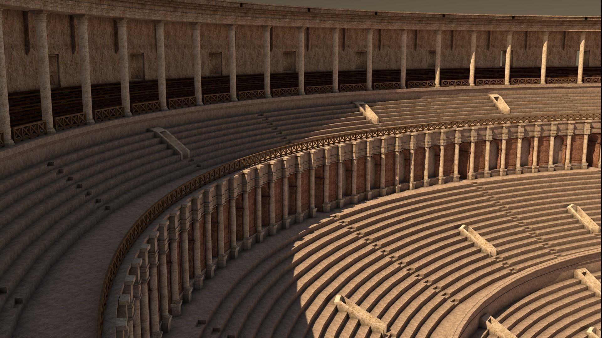 Roman Colosseum Reconstruction 3D model_20